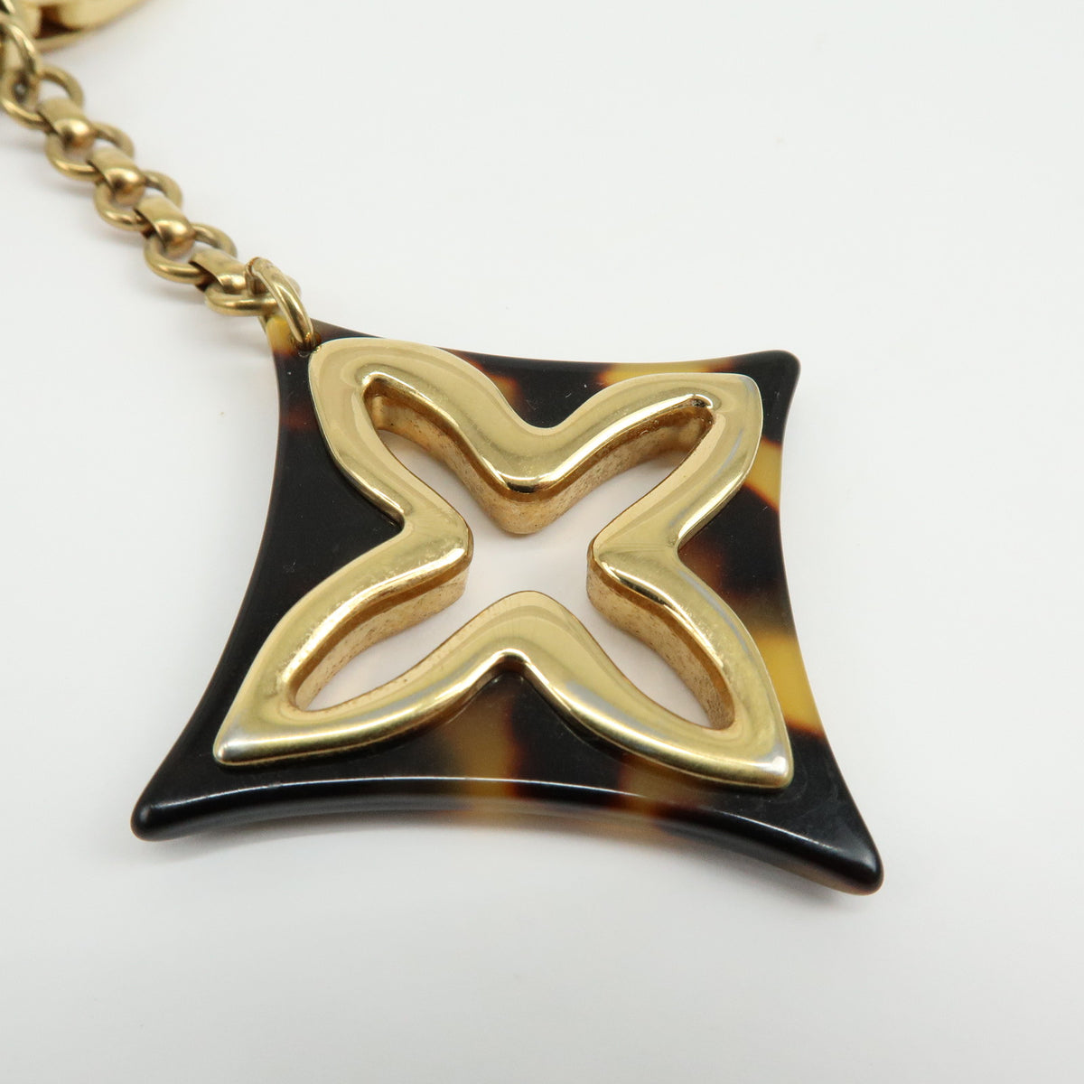 Louis Vuitton Bijou Sac Insolence Bag Charm Gold Brown M65844