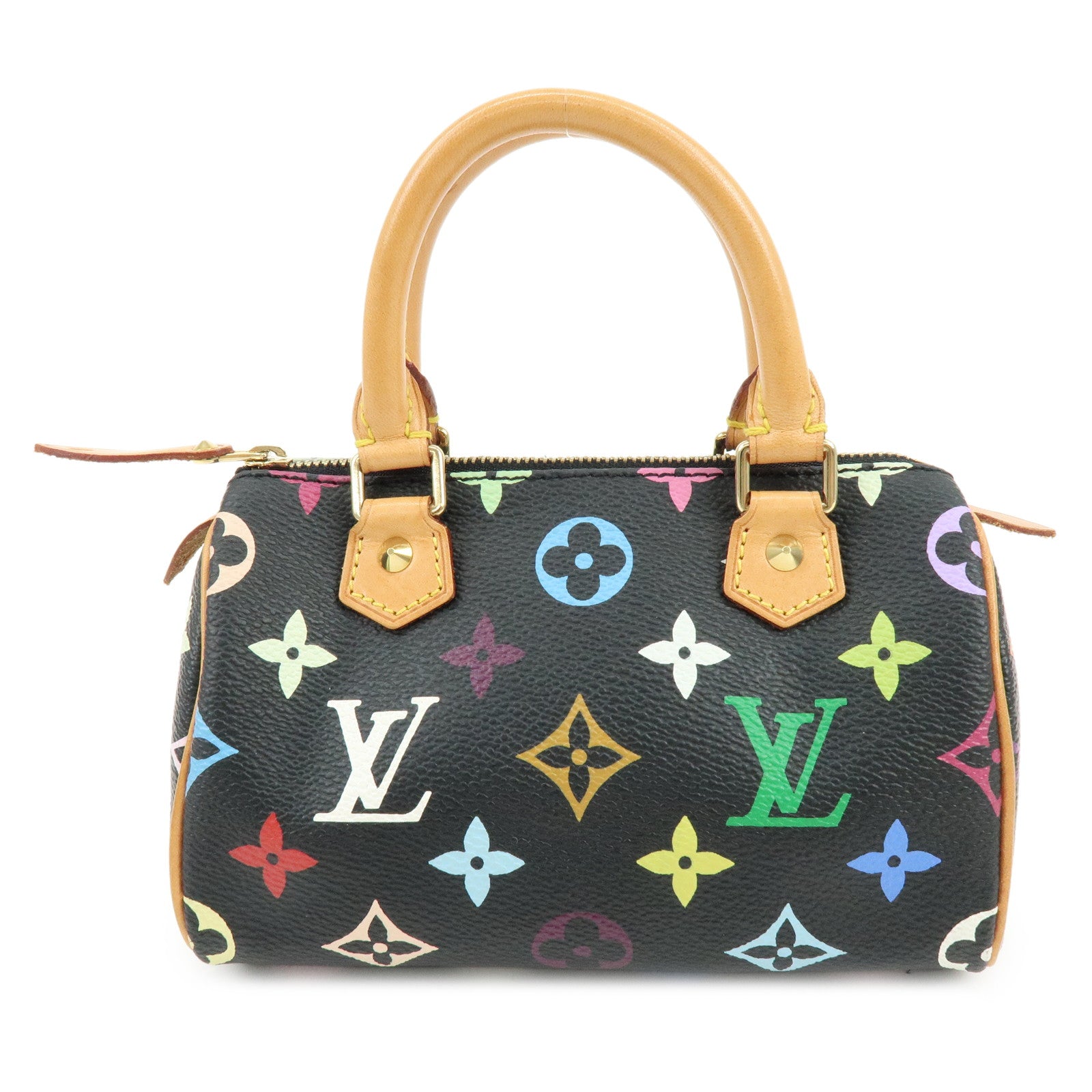 Louis Vuitton Monogram Multicolor Mini Speedy Mini Bag Noir M92644
