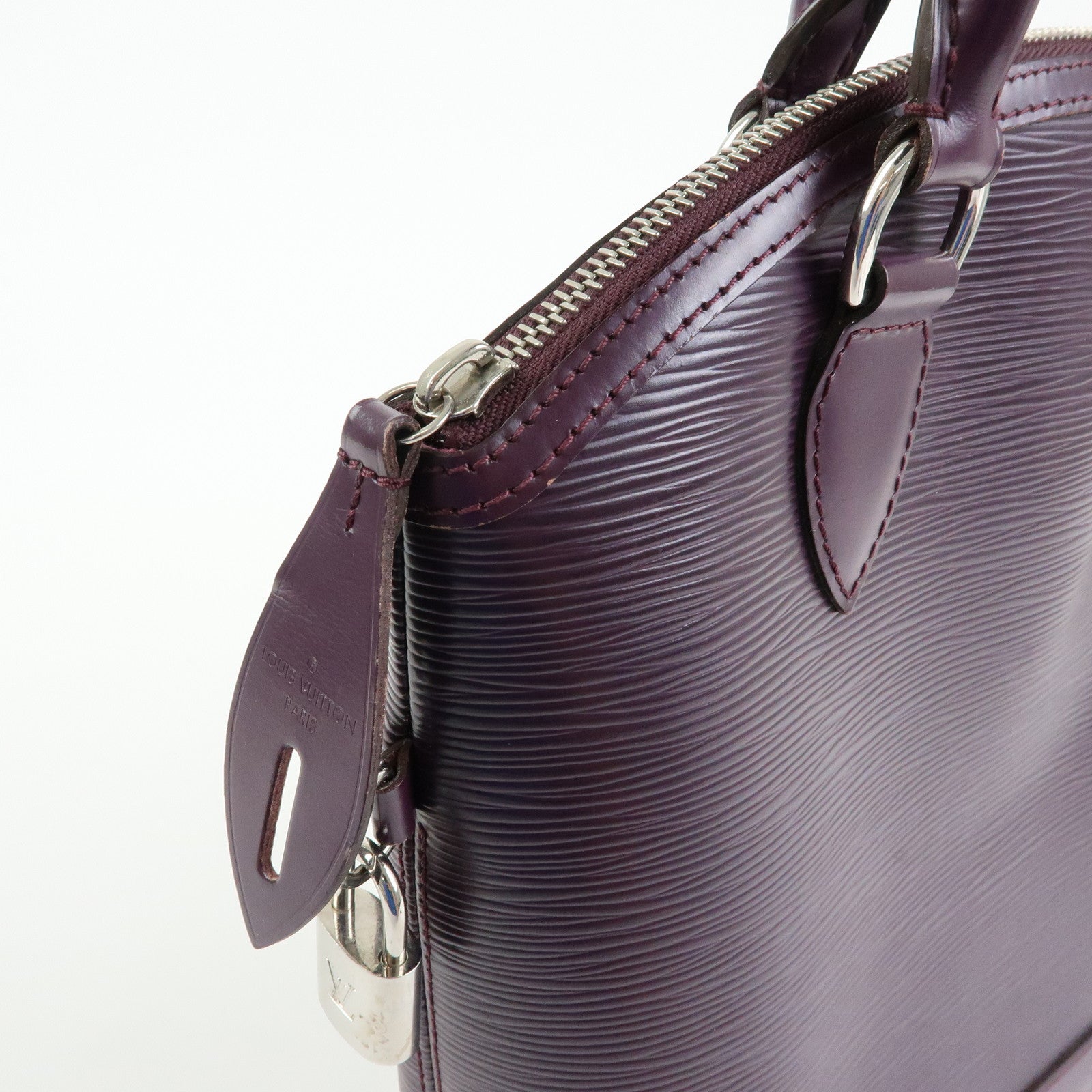 Louis Vuitton Epi Lockit PM Tote Bag Hand Bag Cassis M4229K
