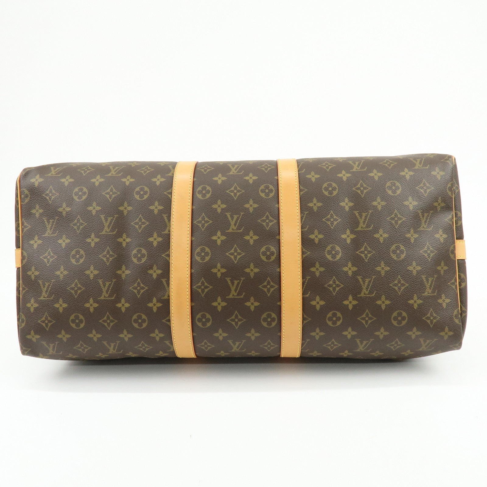 Louis Vuitton Monogram Keep All Bandouliere 55 Boston Bag M41414