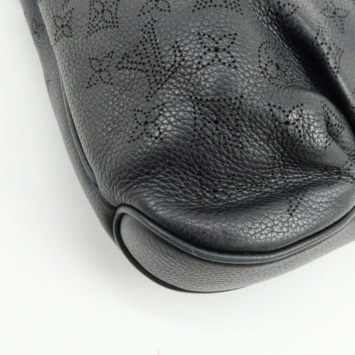 Louis Vuitton Monogram Mahina Selene MM 2Way Hand Bag Noir M93987