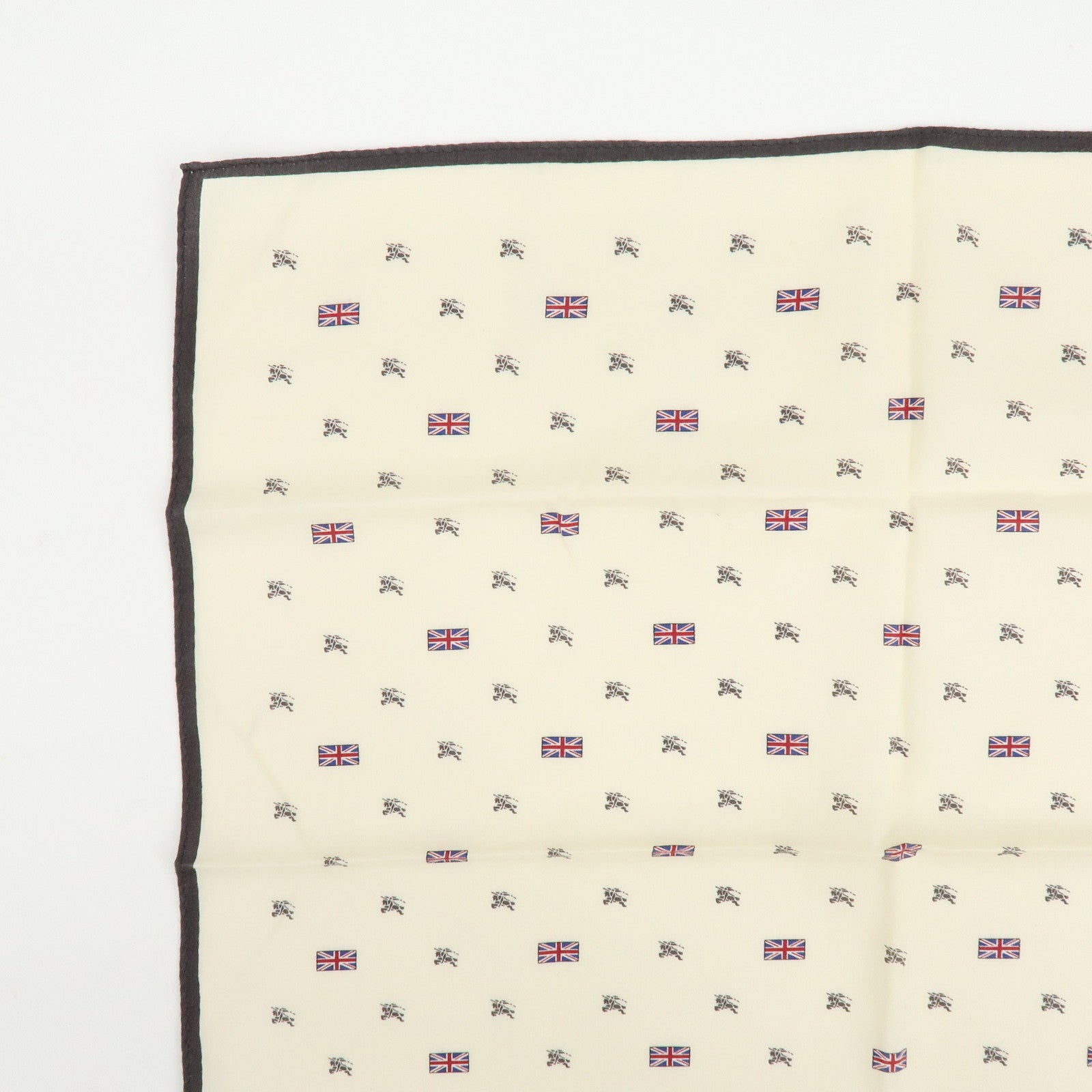 BURBERRY Lot of 3 Silk Cotton Scarf Nova Plaid Navy White Red