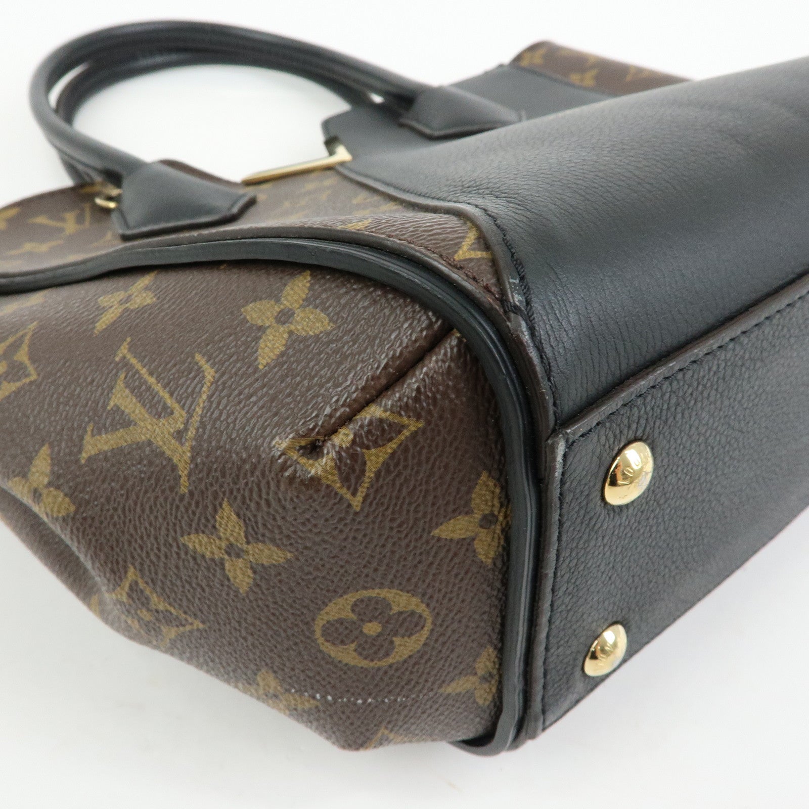 Louis Vuitton Monogram Kimono PM Hand Bag Tote Bag Noir M41855