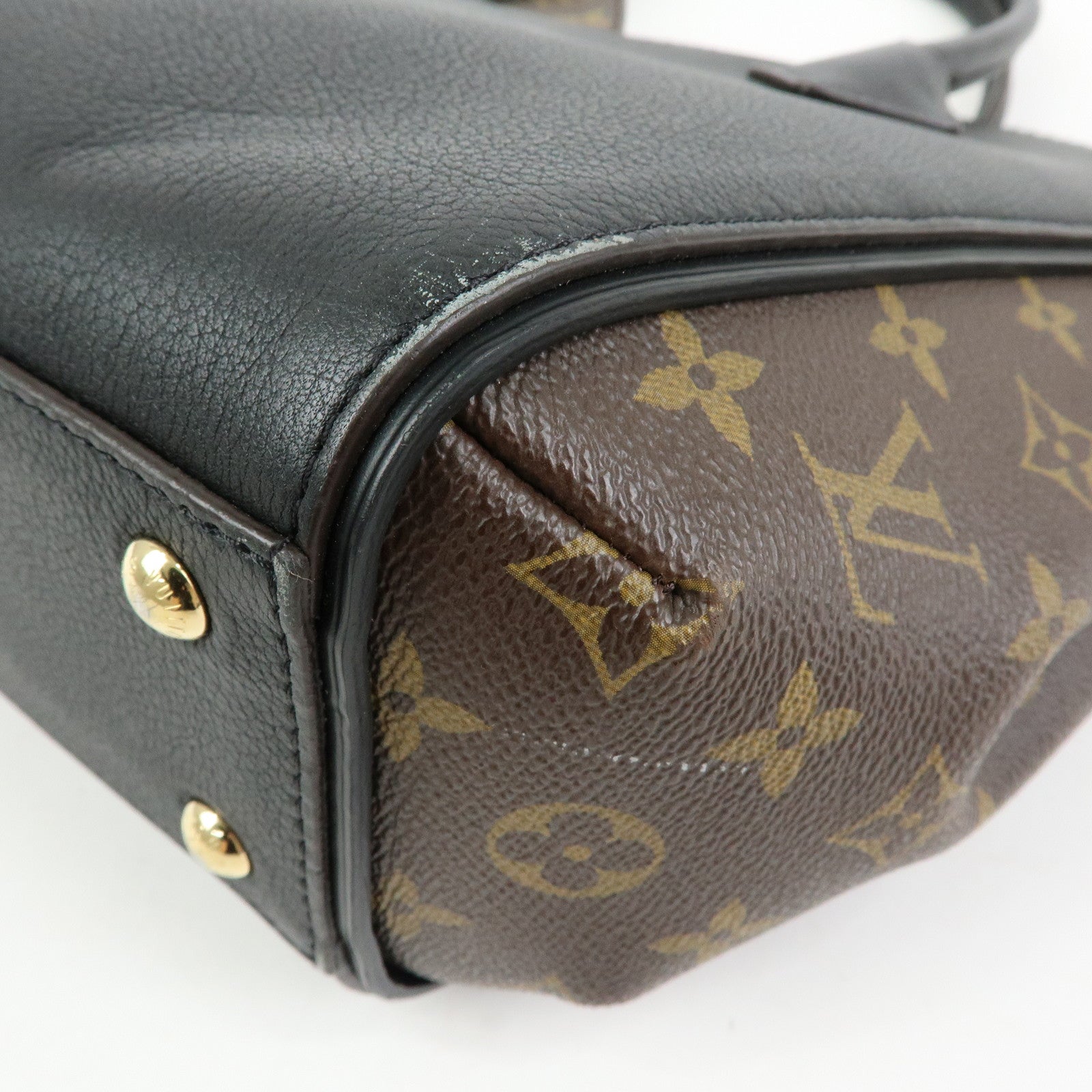 Louis Vuitton Monogram Kimono PM Hand Bag Tote Bag Noir M41855