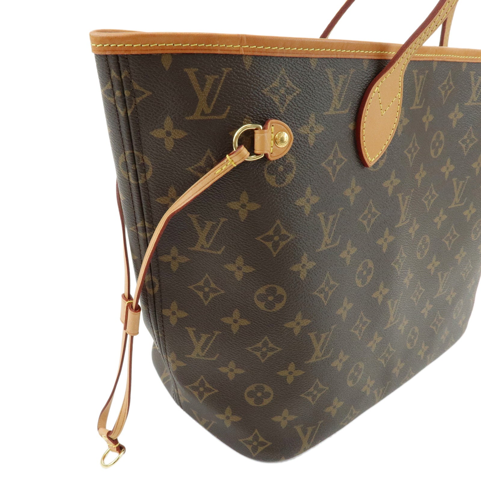 Louis Vuitton Monogram Neverfull MM Tote Bag Shoulder Bag Brown M40995