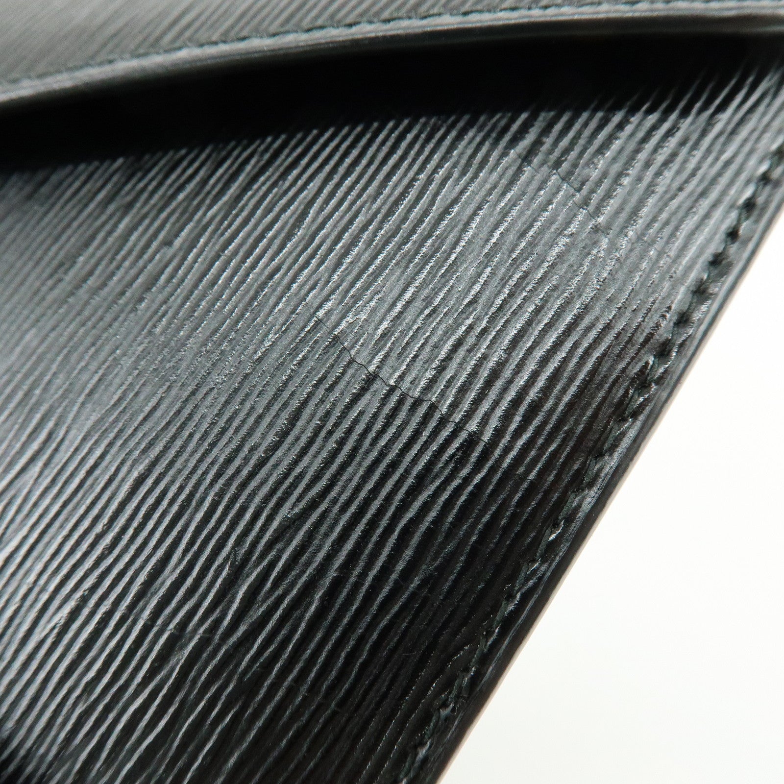 PRADA Saffiano Leather Flap Long Wallet Purse Black 1MF175