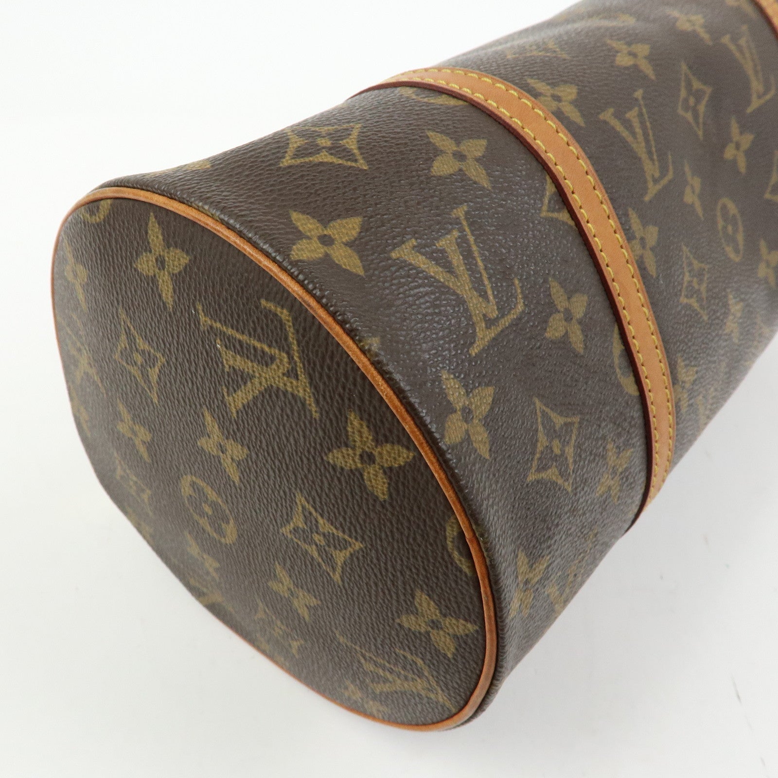 Louis Vuitton Monogram Papillon 30 Hand Bag Brown M51385