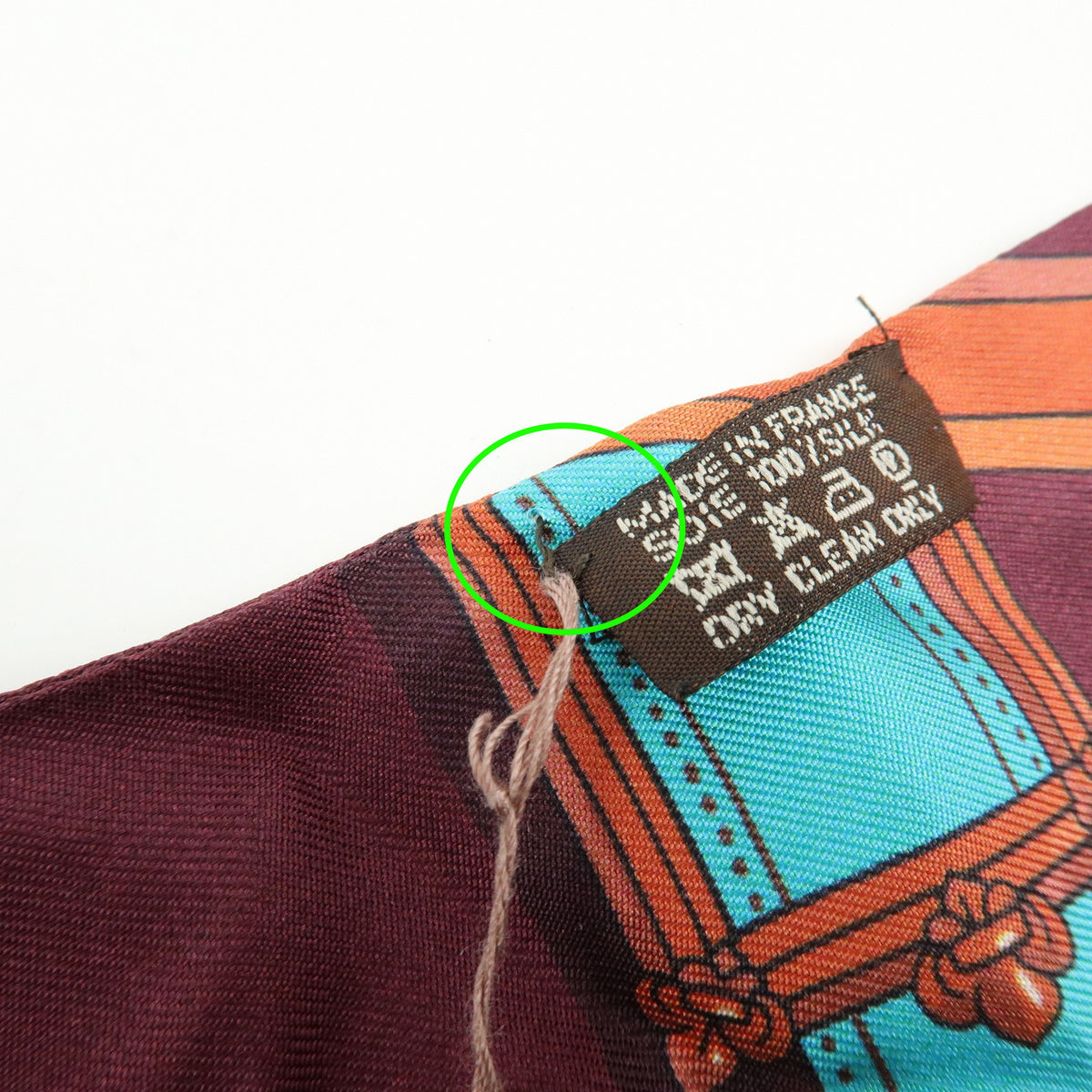 HERMES Maxi Twilly Silk 100% Scarf CAVALCADOUR Puple Multicolor