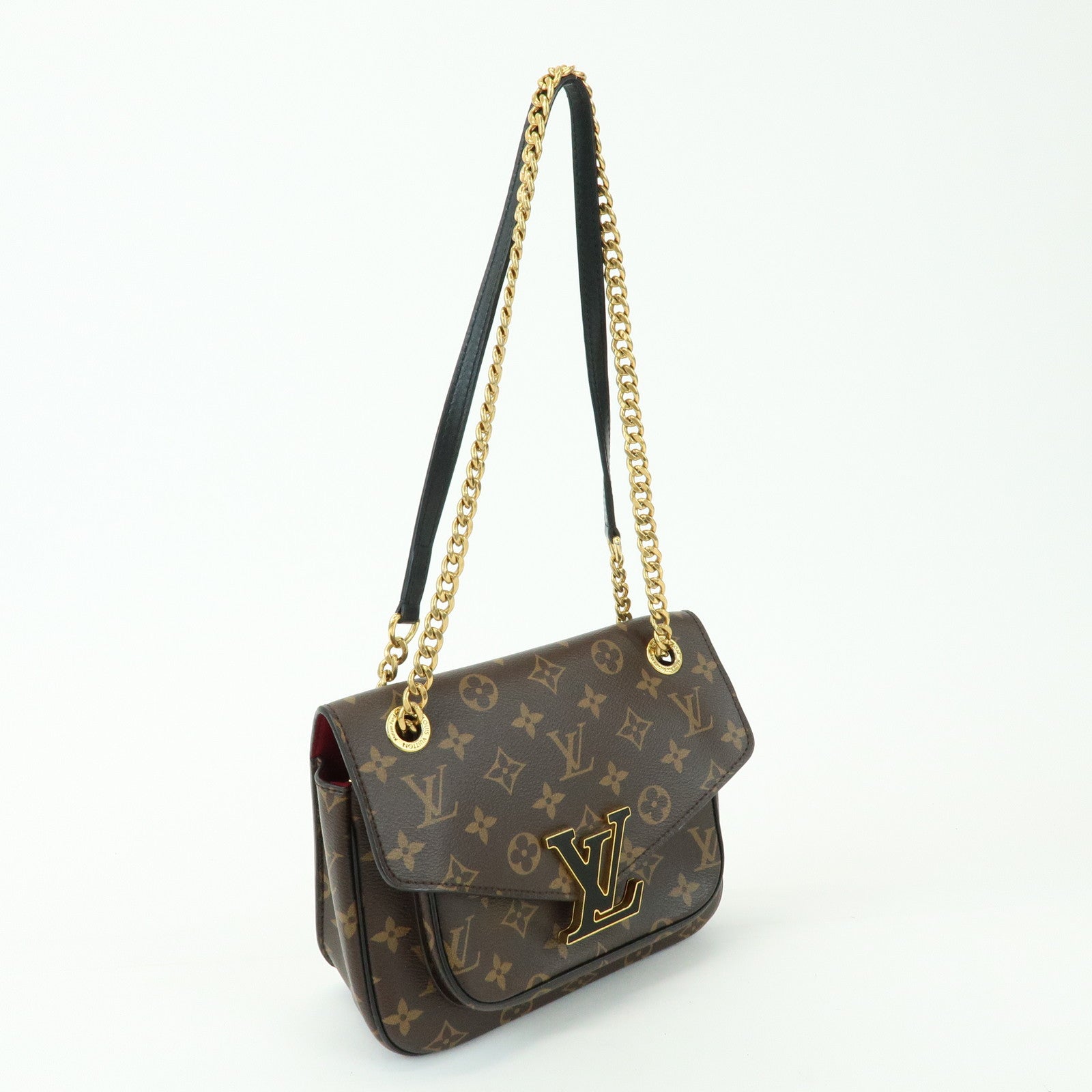 Louis Vuitton Monogram Passy Crossbody Chain Shoulder Bag M45592