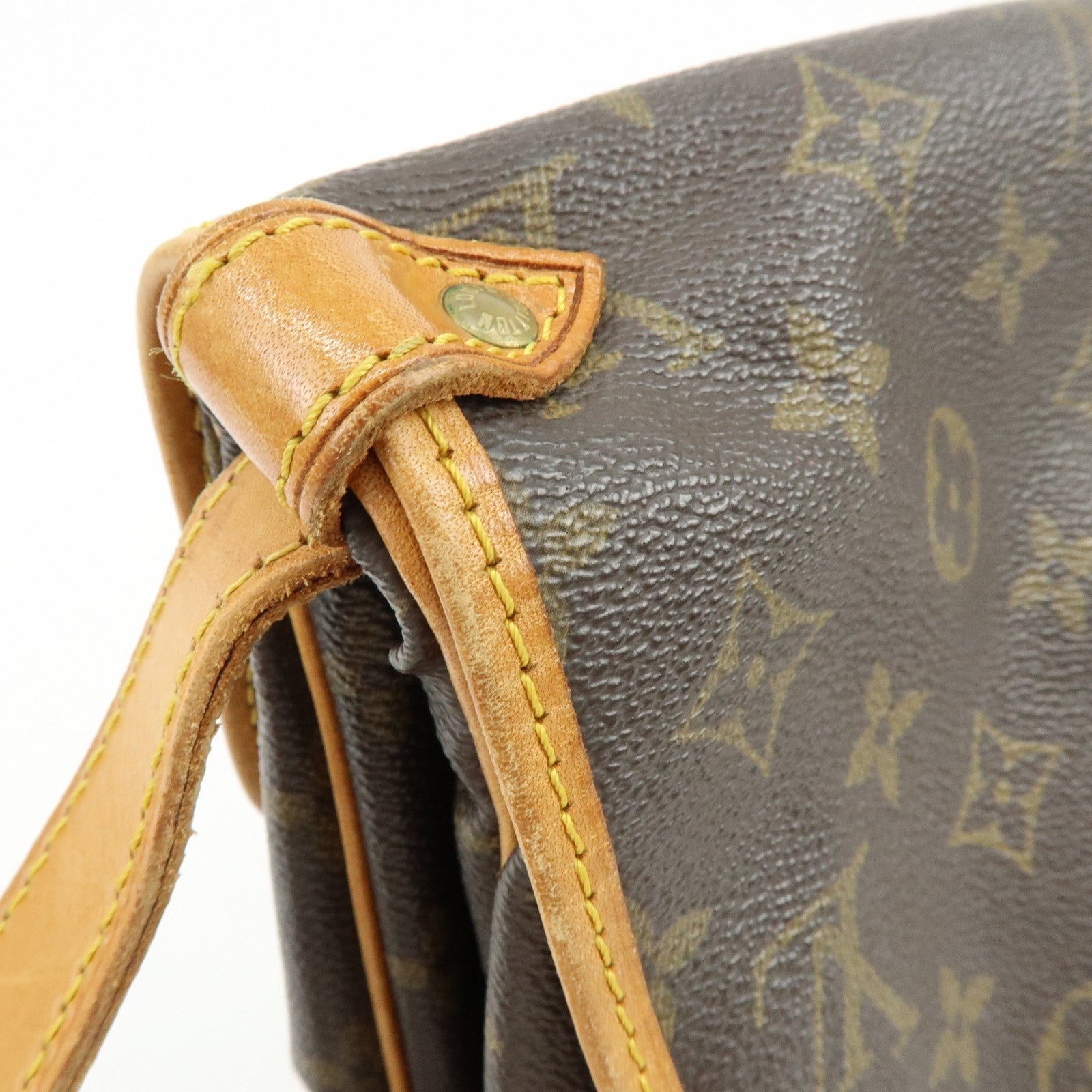 Louis Vuitton Monogram Saumur 30 Canvas Shoulder Bag Brown M42256