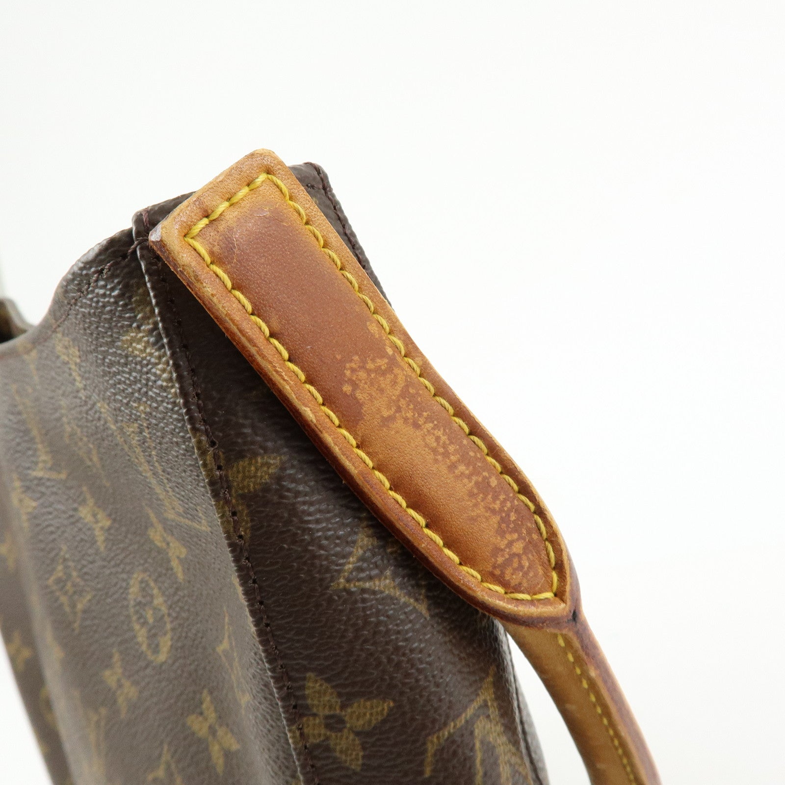 Louis Vuitton Monogram Looping GM Canvas Shoulder Bag Brown M51145