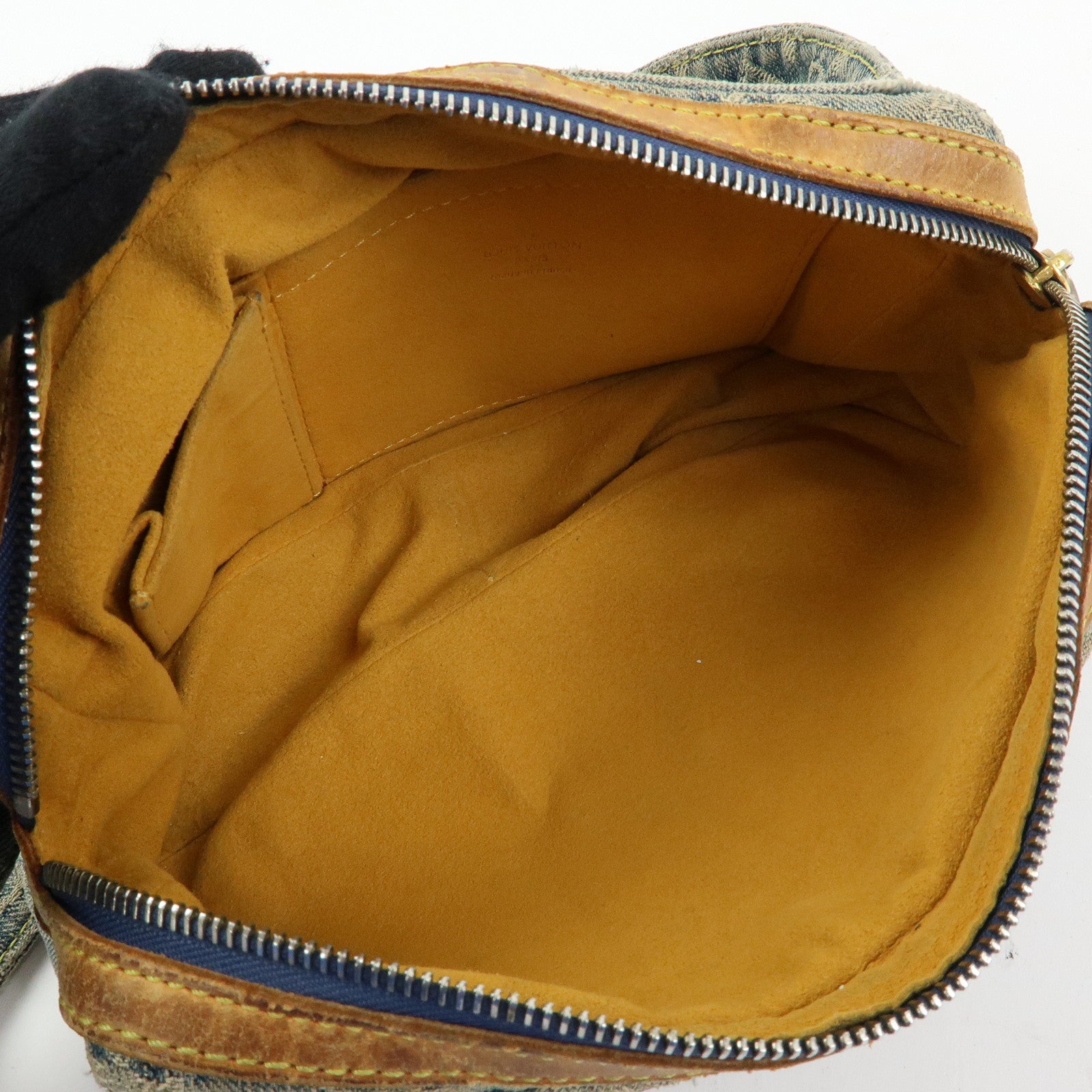 Louis Vuitton Monogram Denim Bum Bag Waist Bag Blue M95347