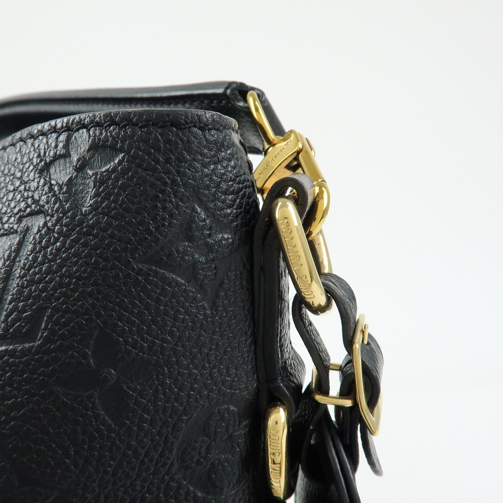 Louis Vuitton Monogram Empreinte Merry Leather 2Way Bag Noir M44014