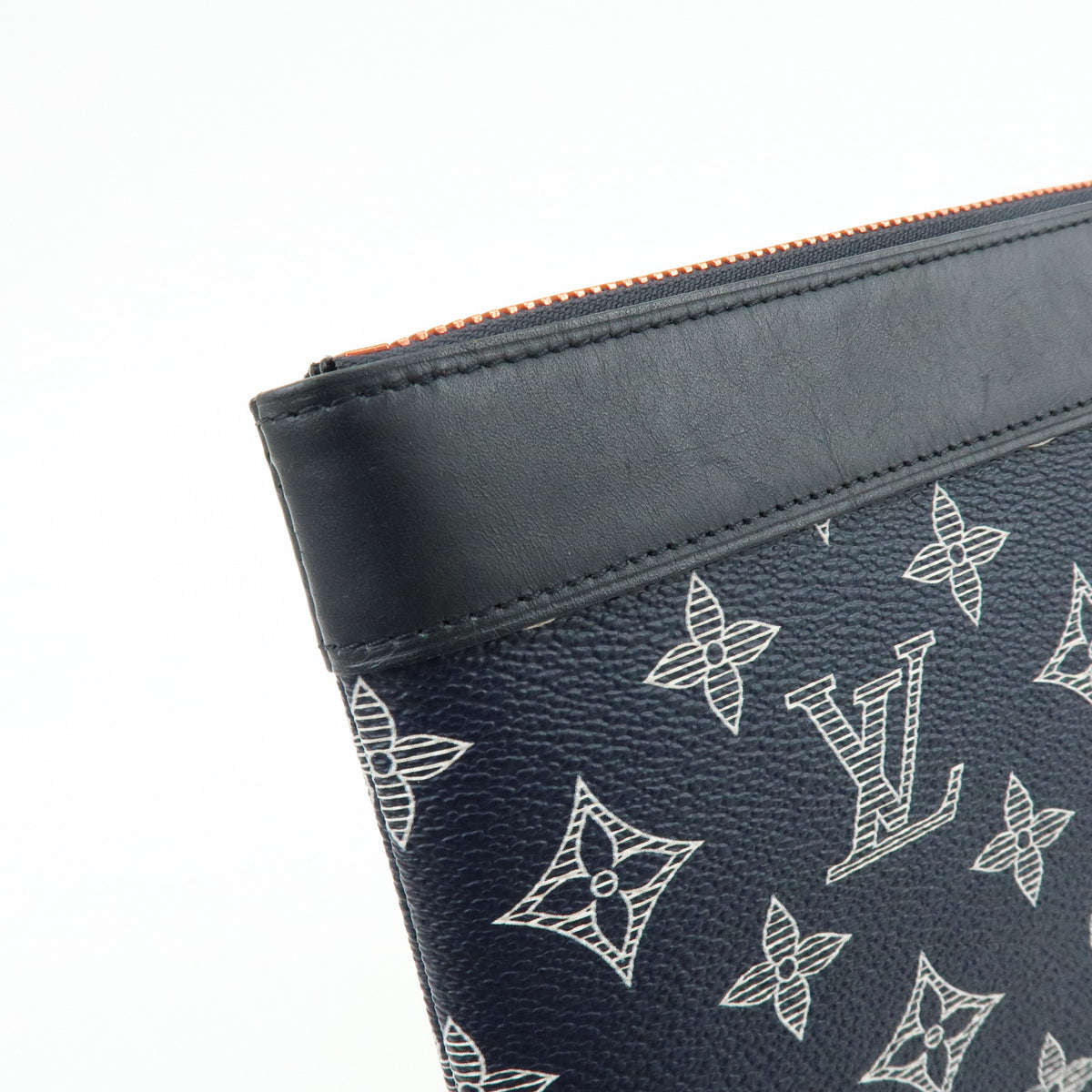 Louis Vuitton Monogram Ink Upside Down Pochette Apollo Navy M62905
