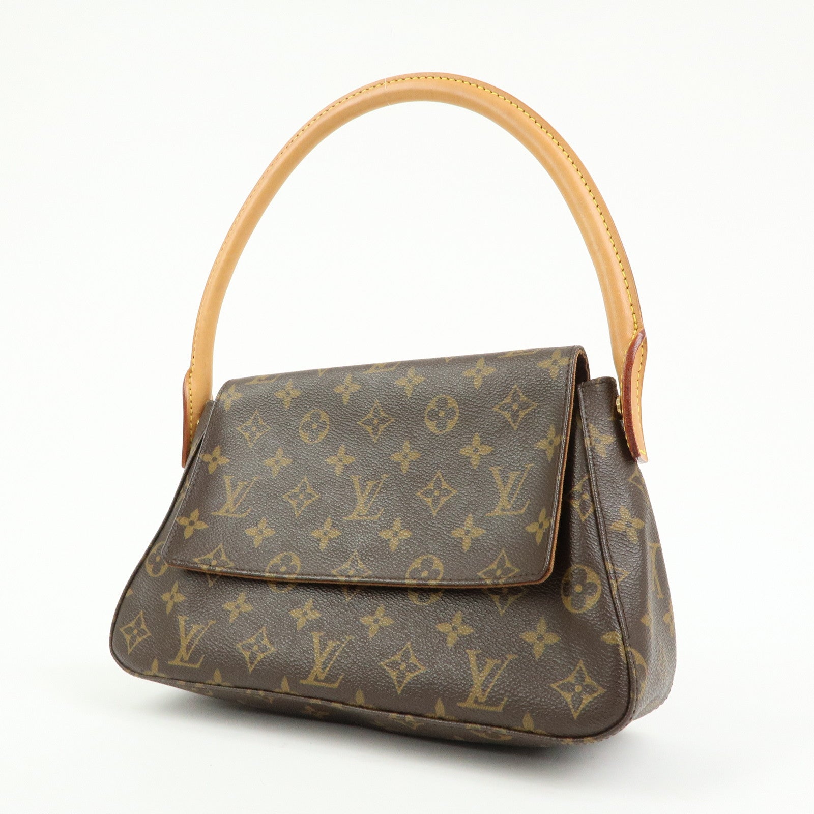 Louis Vuitton Monogram Mini Looping Shoulder Bag Brown M51147