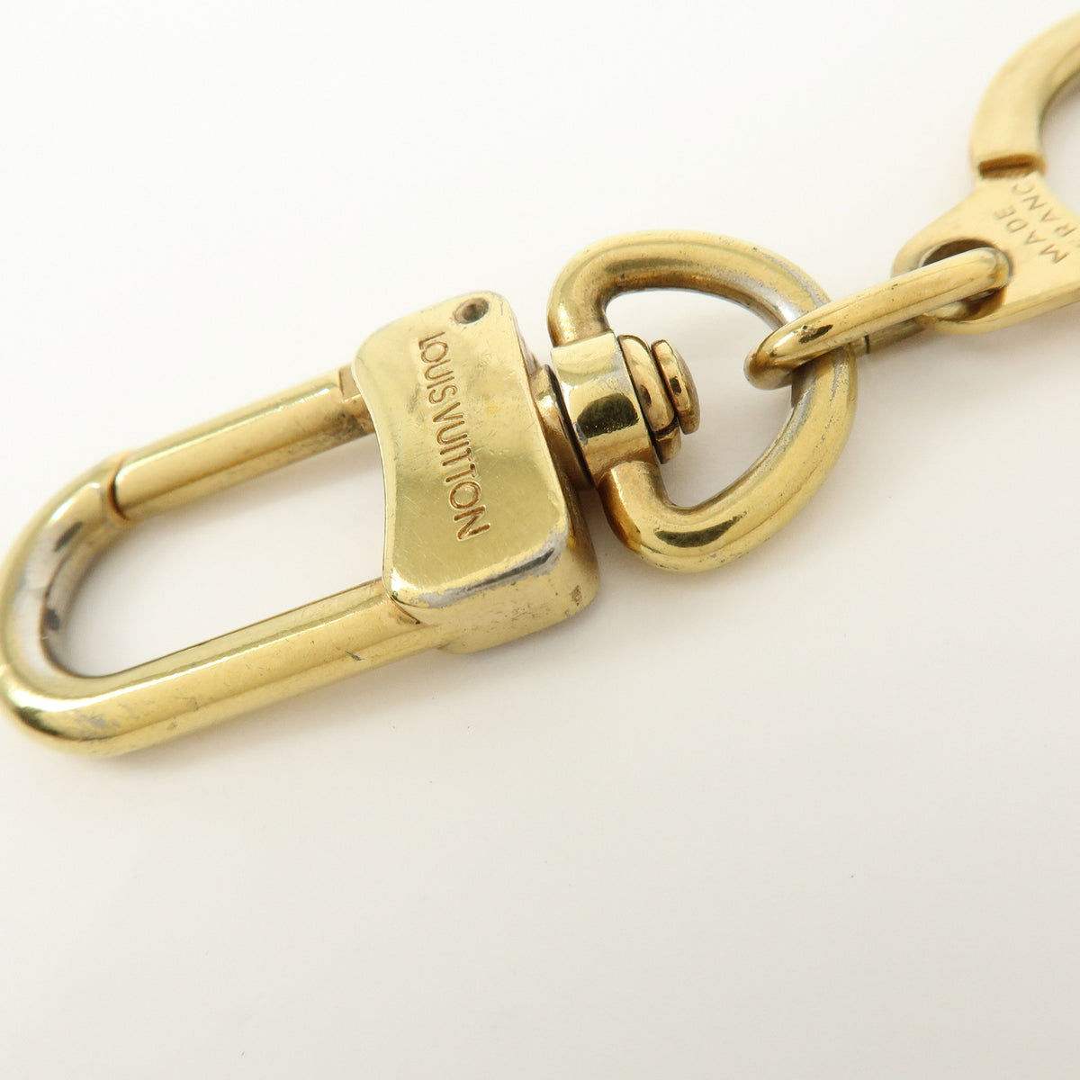 Louis Vuitton Ano Cles Key Chain Bag Chram Gold M62694
