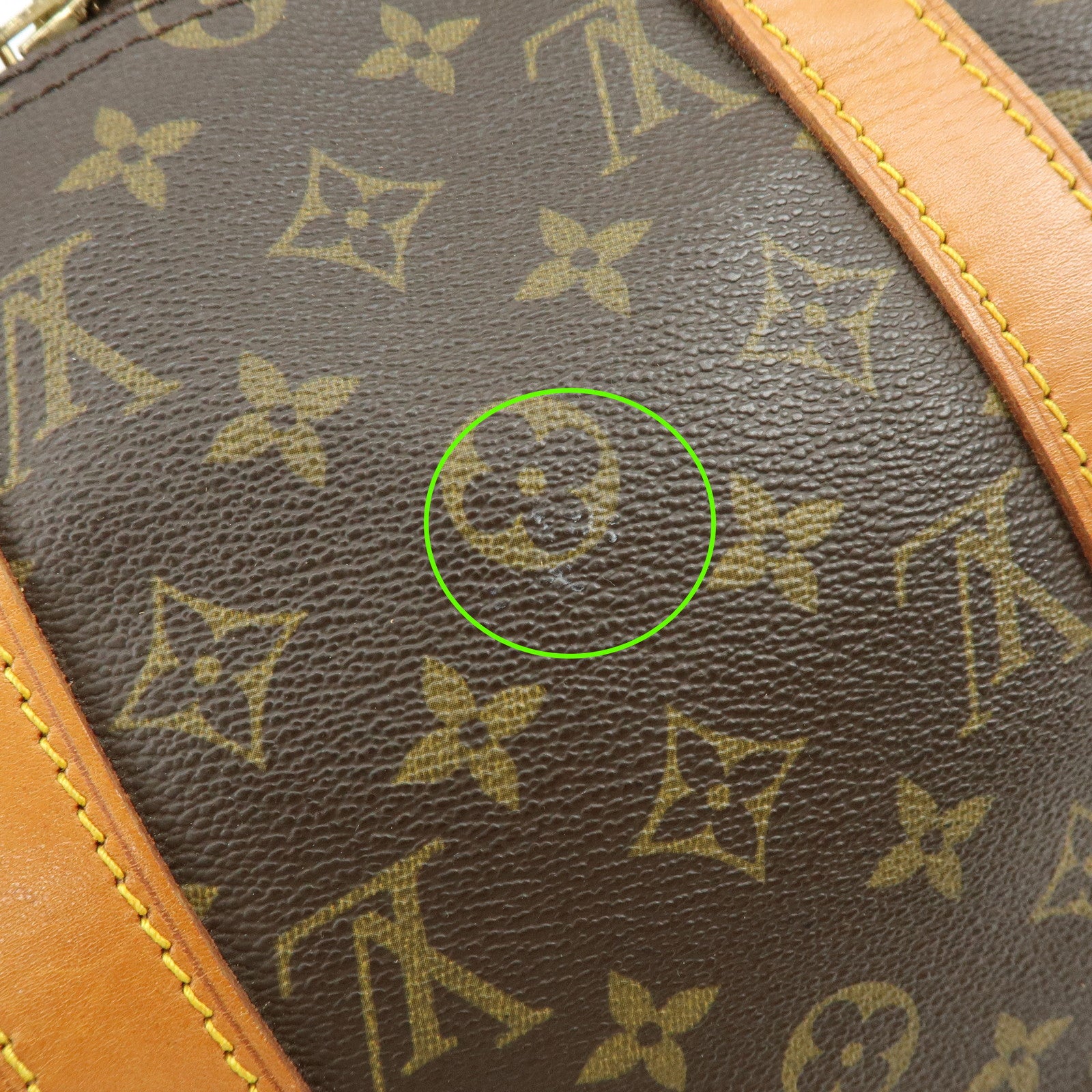 Louis Vuitton Keep All Bandouliere 50 Boston Bag Brown M41416
