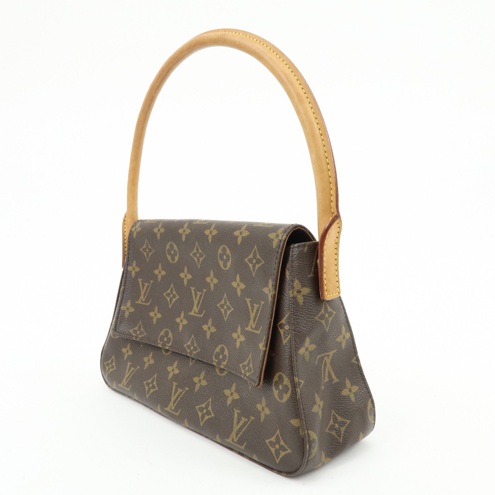 Louis Vuitton Monogram Mini Looping Shoulder Bag Brown M51147