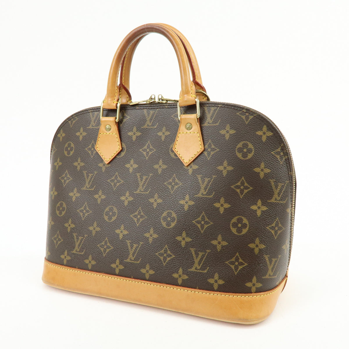 Louis Vuitton Monogram Alma PM Hand Bag Brown M51130