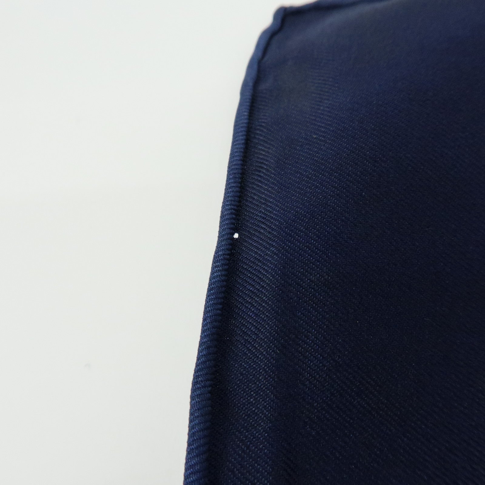Christian Dior Trotter Silk 100% Scarf Navy Blue White