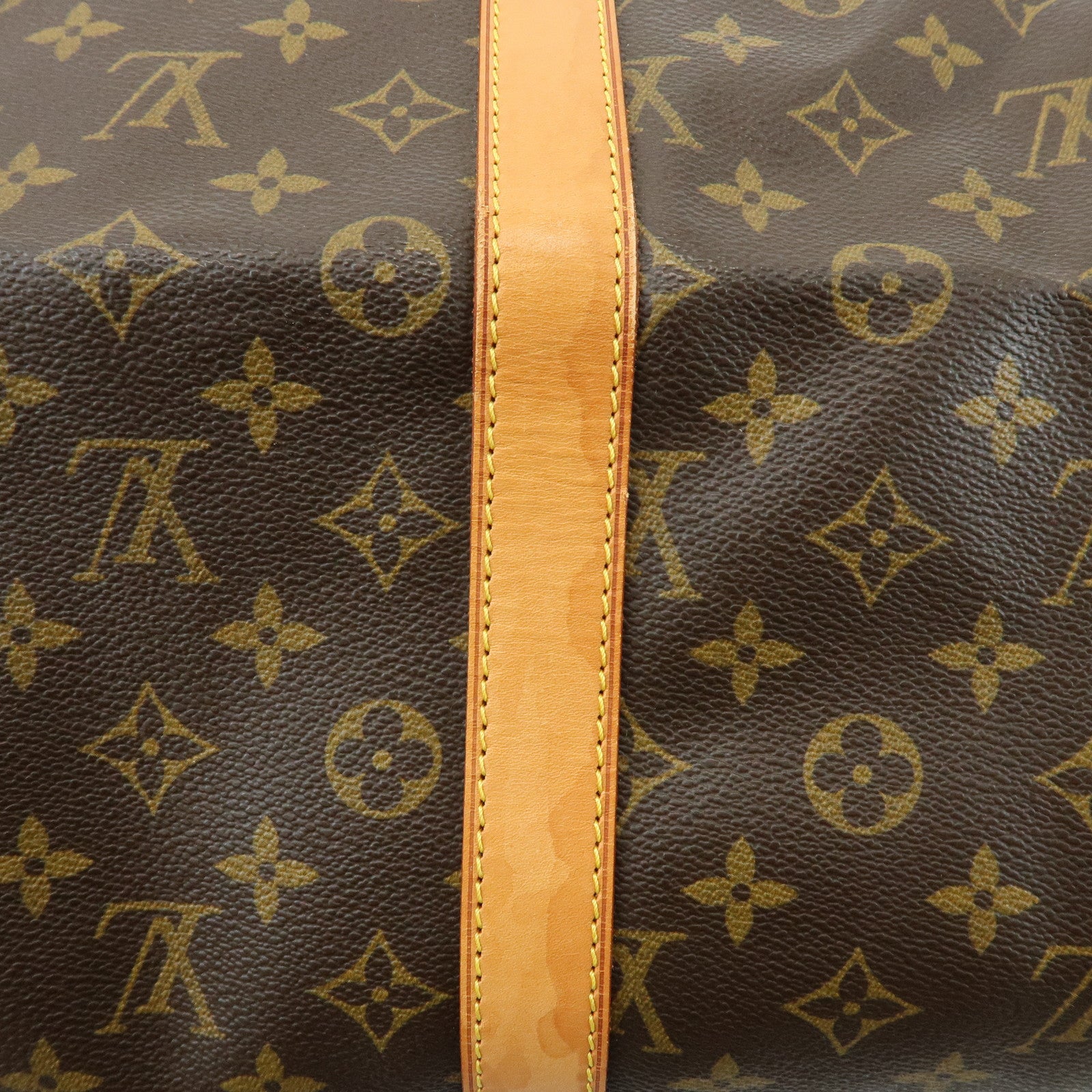 Louis Vuitton Monogram Keep All Bandouliere 55 Boston Bag M41414