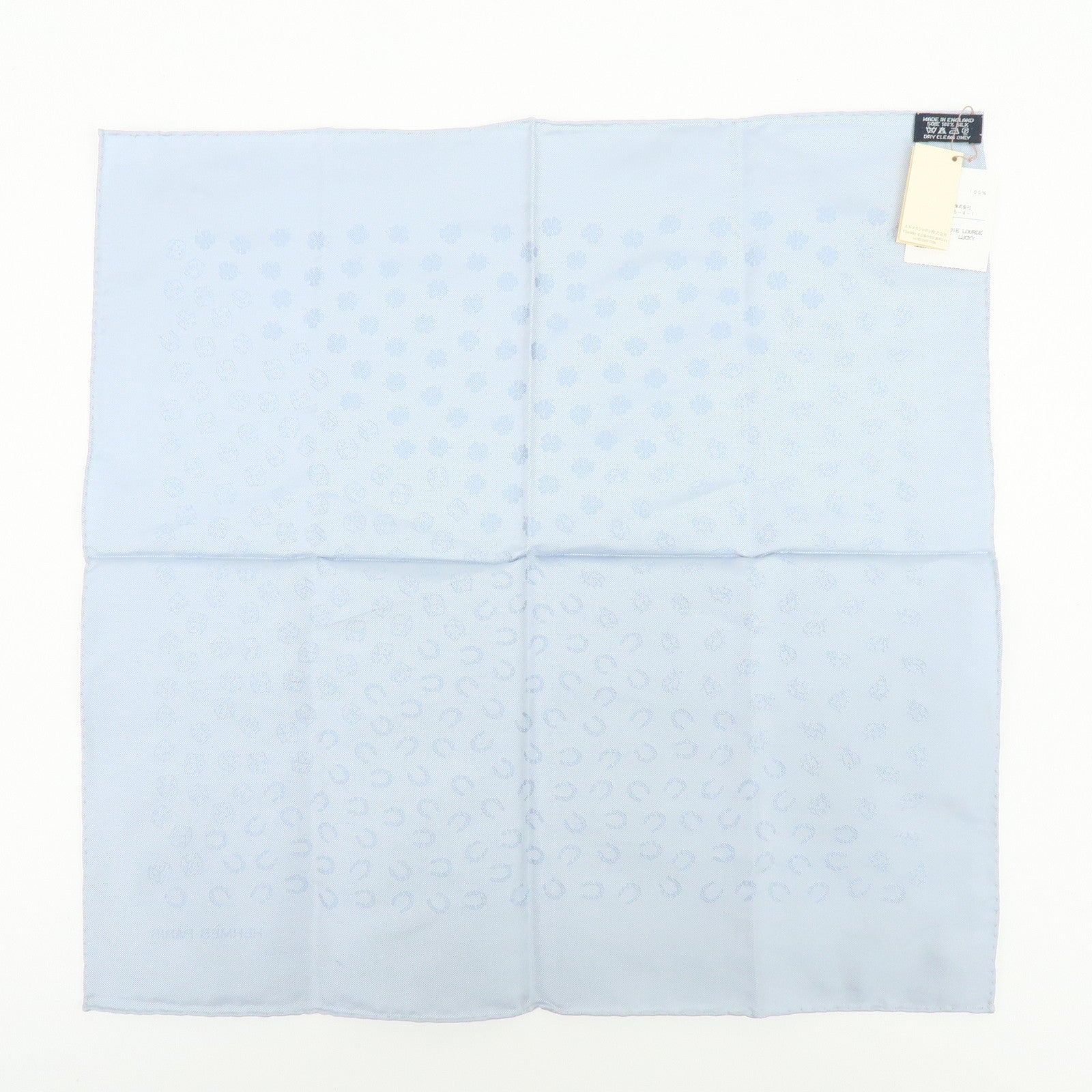 HERMES Carre 42 Lot of 2 Silk 100% Scarf Pink Boudeaux Light Blue