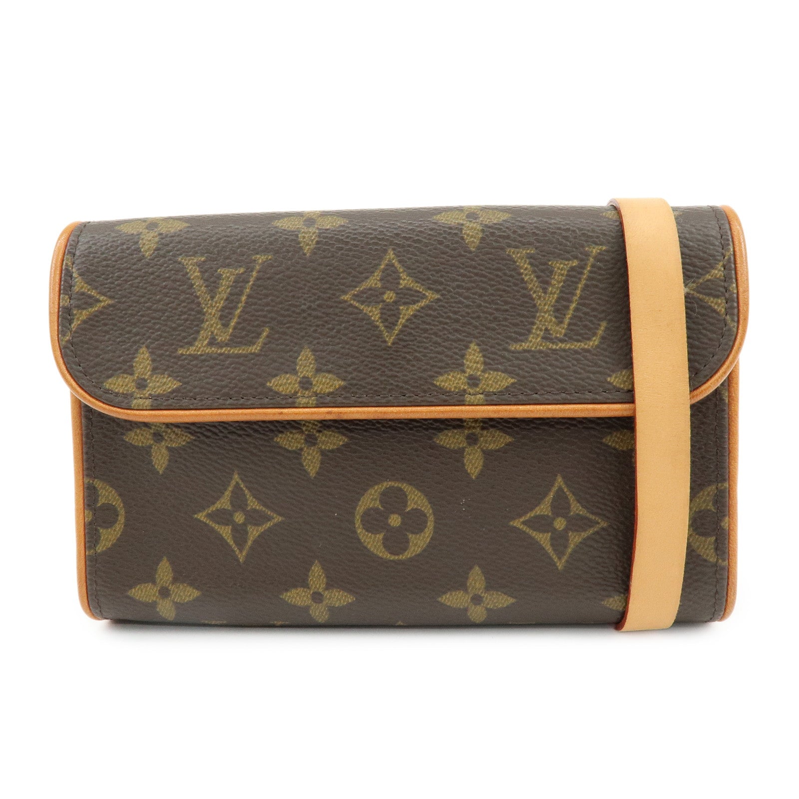 Louis Vuitton Monogram Pochette Florentine Waist Bag Belt XS M51855
