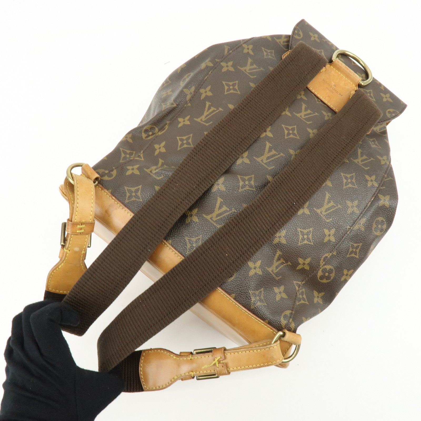 Louis Vuitton Monogram Montsouris GM Backpack Rucksuck Brown M51135