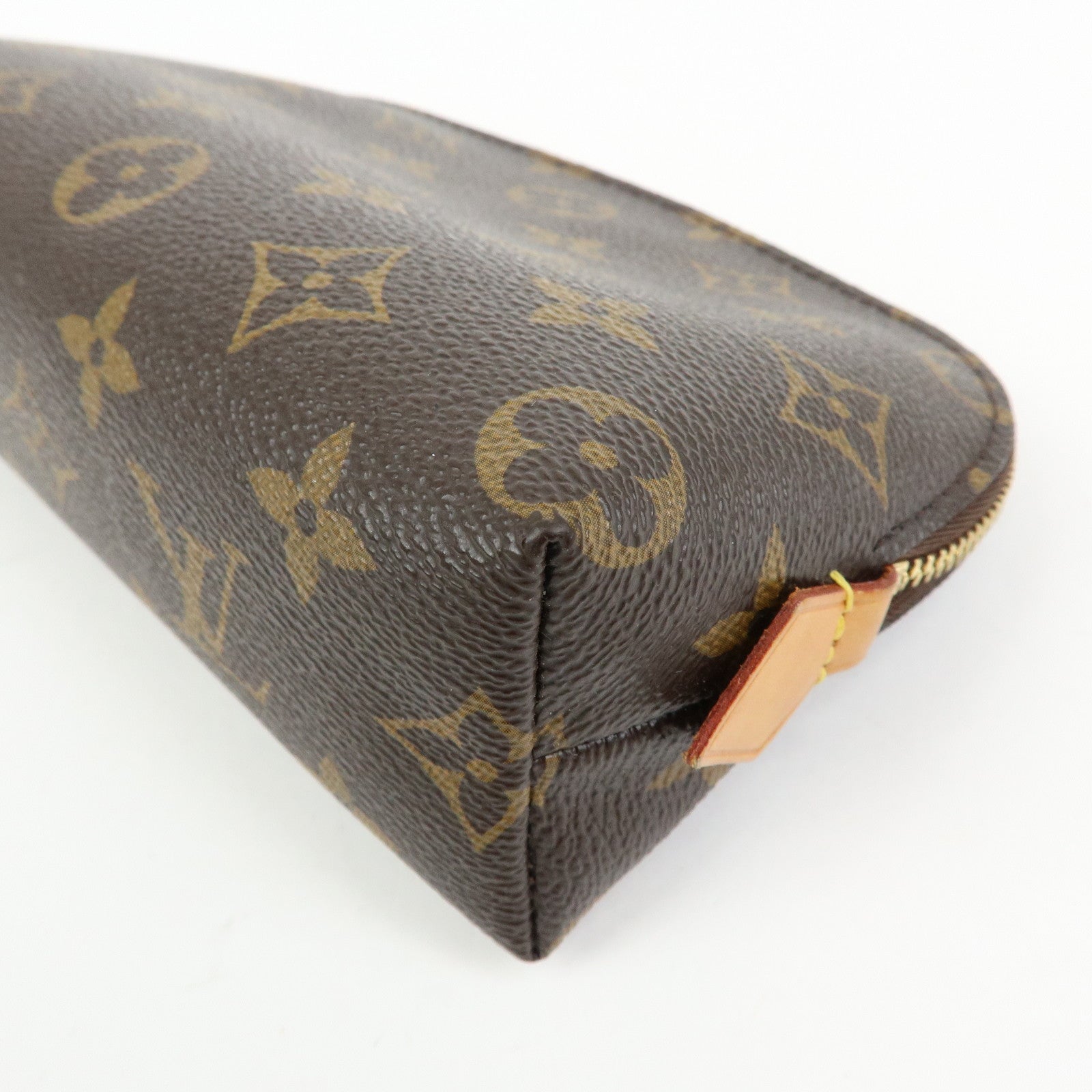 Louis Vuitton Monogram Pochette Cosmetic PM Pouch Brown M47515