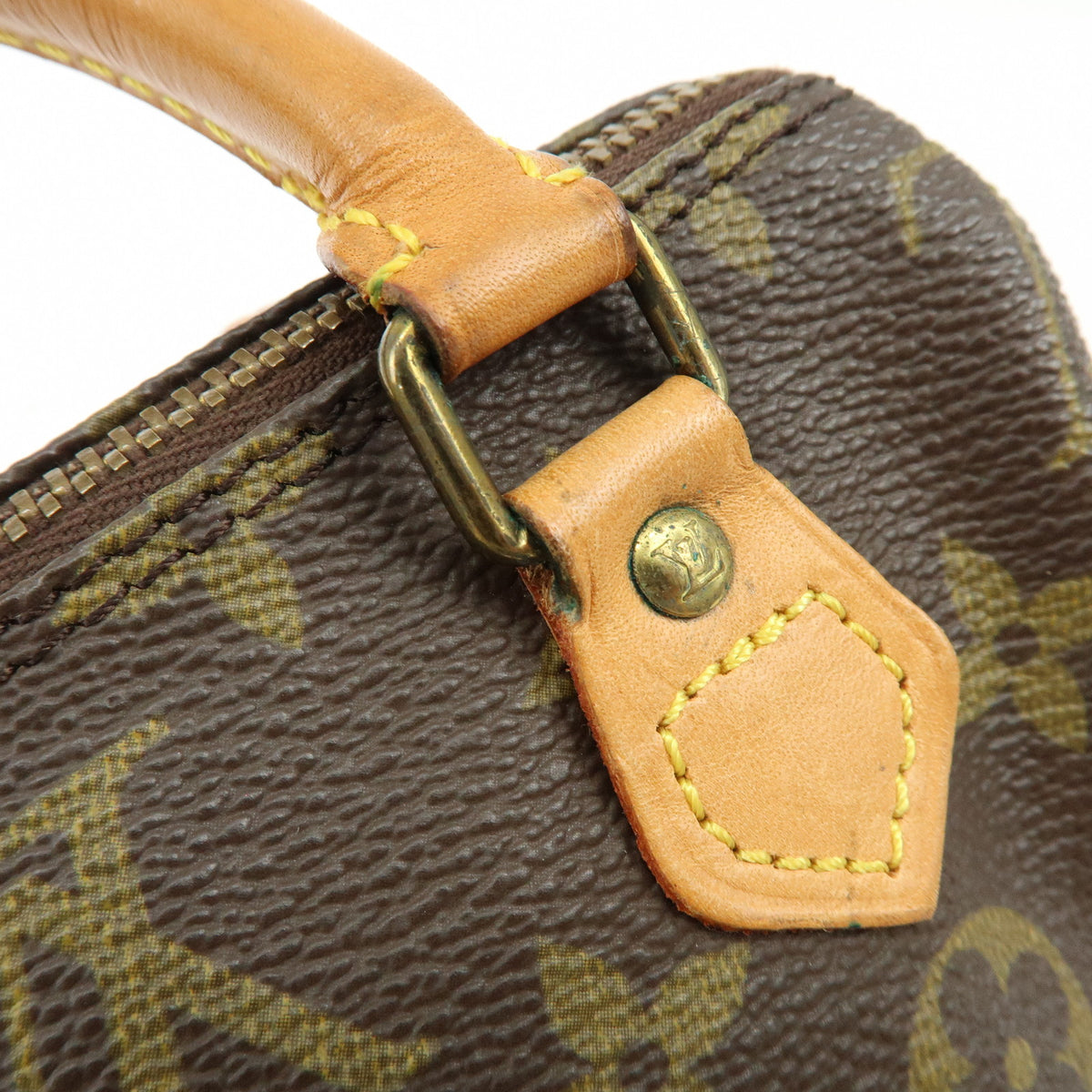 Louis Vuitton Monogram Mini Speedy Hand Bag and Strap M41534 J52312 Lot