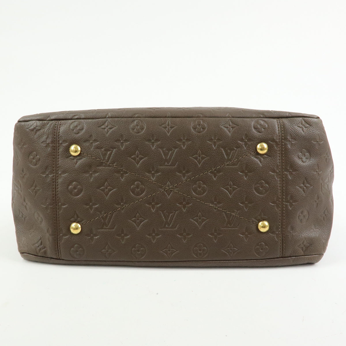Louis Vuitton Monogram Empreinte Artsy MM Hand Bag Terre M94171
