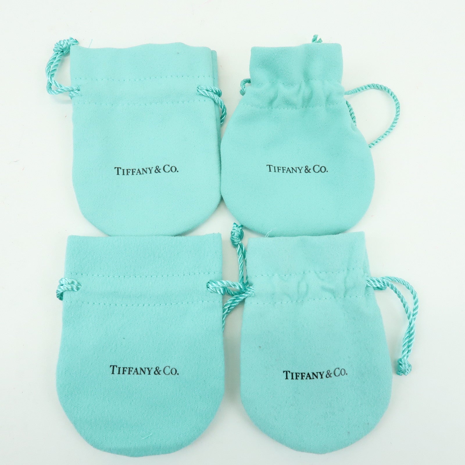 Tiffany&Co. Set of 10 Jewelry Box Drawstring Dust Bag Tiffany Blue