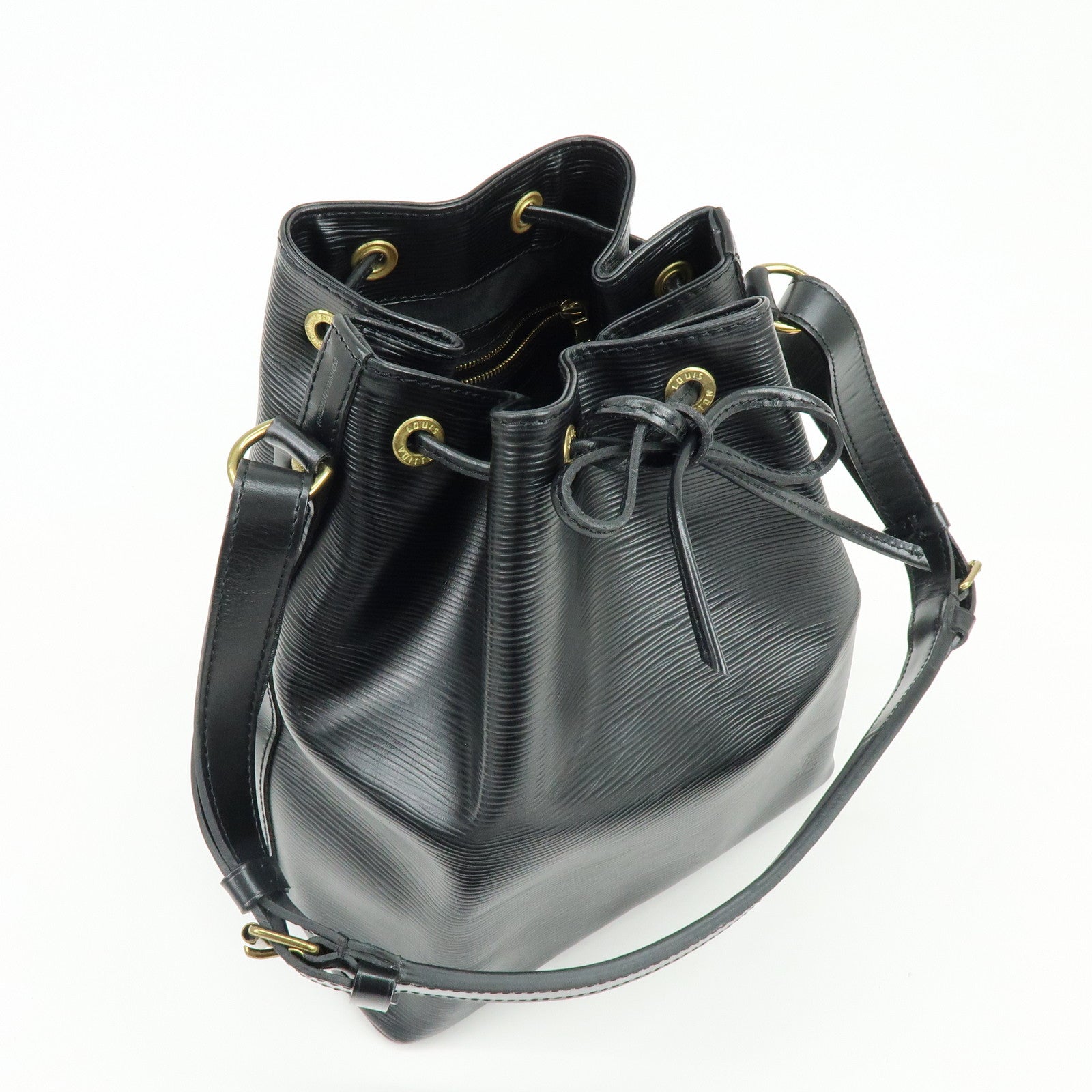 Louis Vuitton Epi Petit Noe Shoulder Bag Noir Black M44102