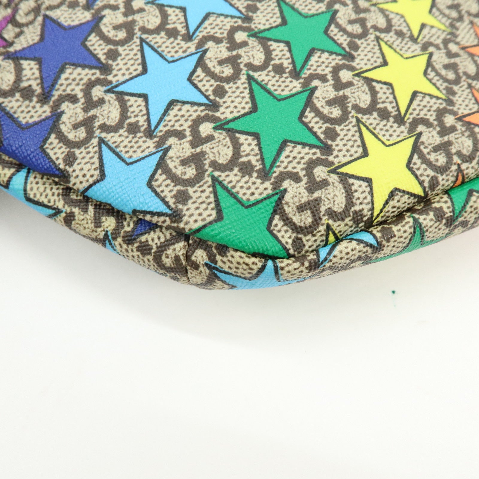 GUCCI Children's GG Supreme Body Waist Bag Multicolor Star Motif 502095