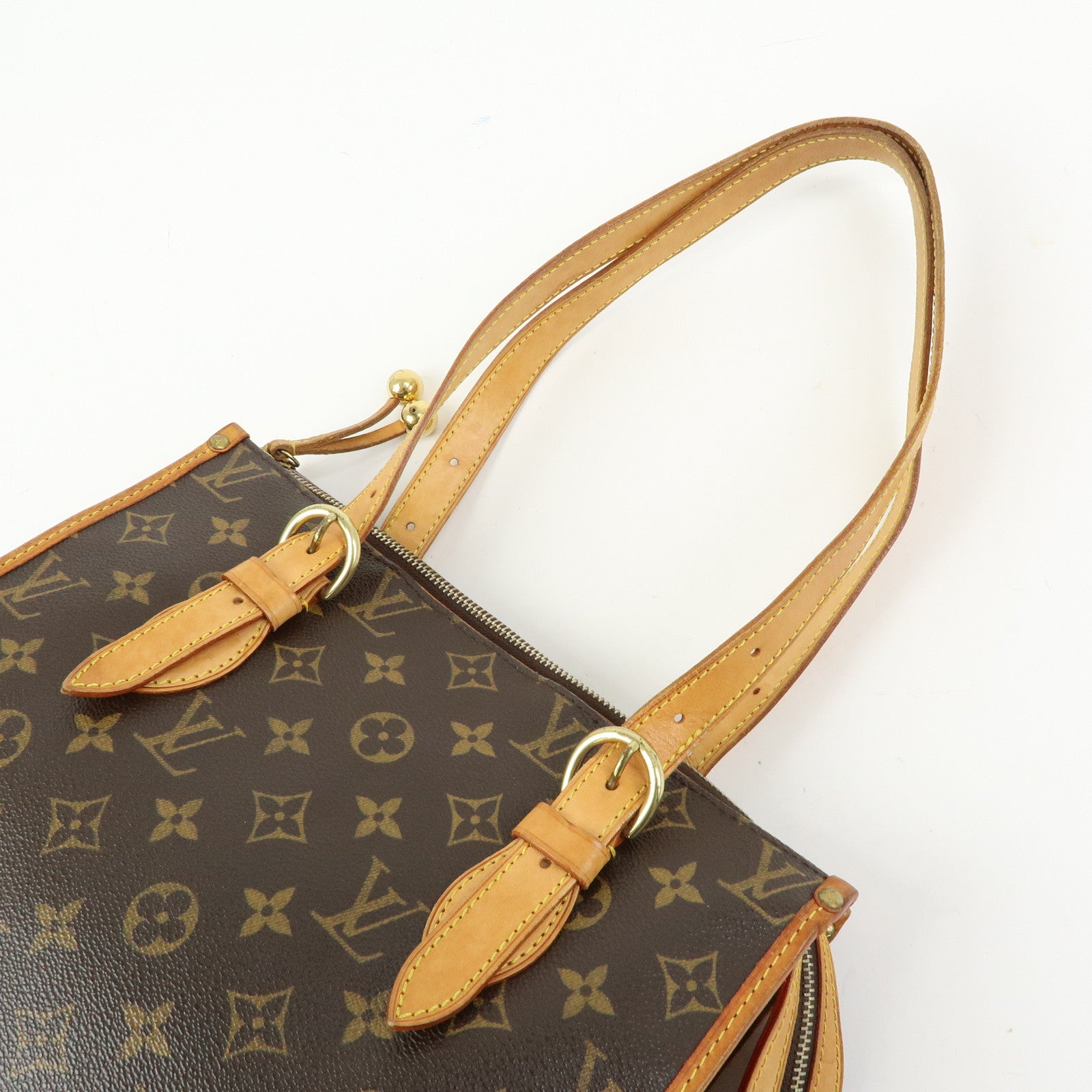 Louis Vuitton Monogram Popincourt Haut Shoulder Bag Brown M40007