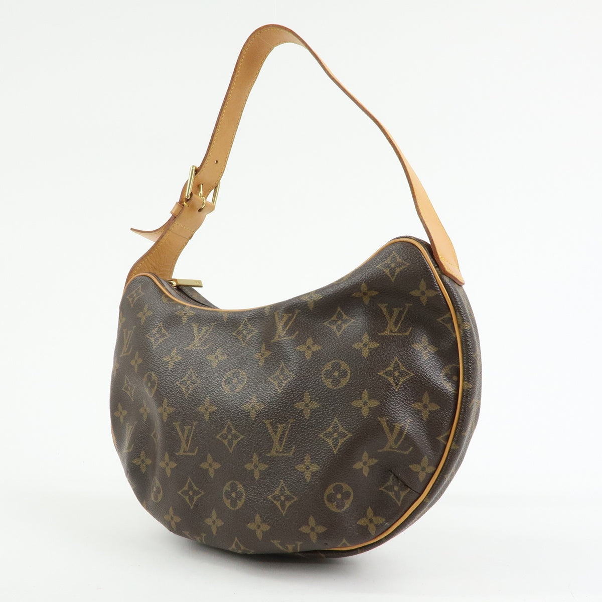 Louis Vuitton Monogram Croissant MM Shoulder Bag Brown M51512