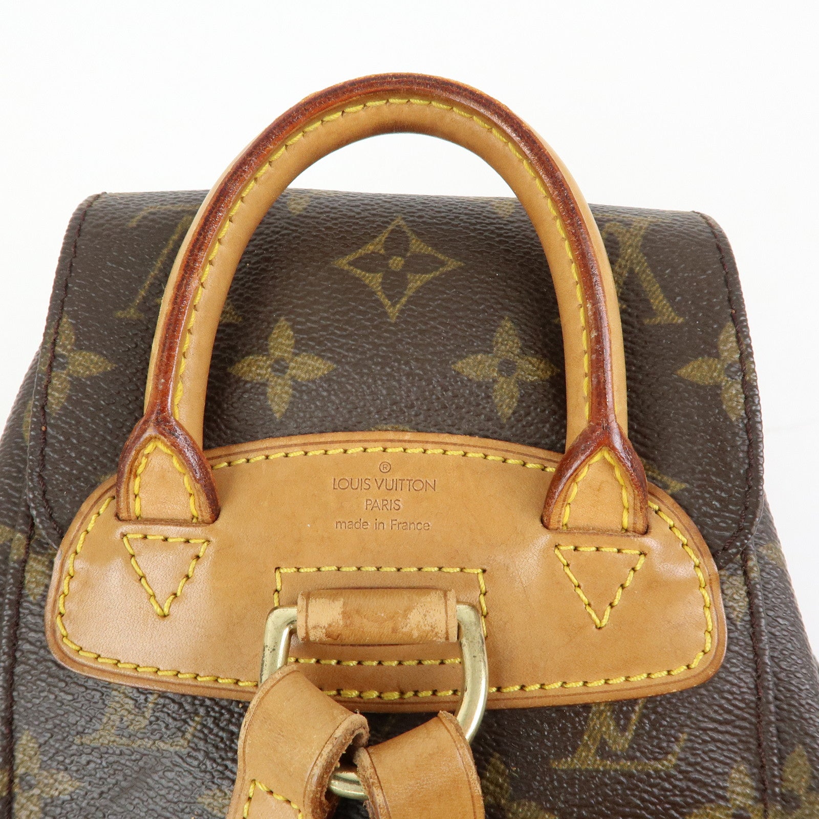 Louis Vuitton Monogram Montsouris Mini Backpack Rucksack Brown M51137