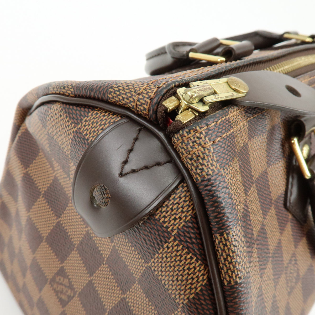Louis Vuitton Damier Speedy 30 Boston Bag Hand Bag Brown N41531