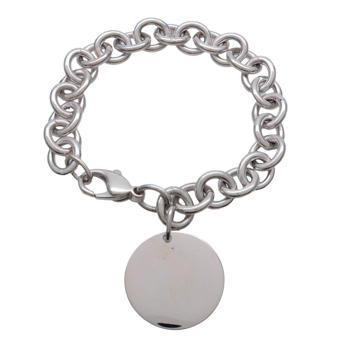 Tiffany & Co Return to Tiffany Round Tag Bracelet SV925 Silver