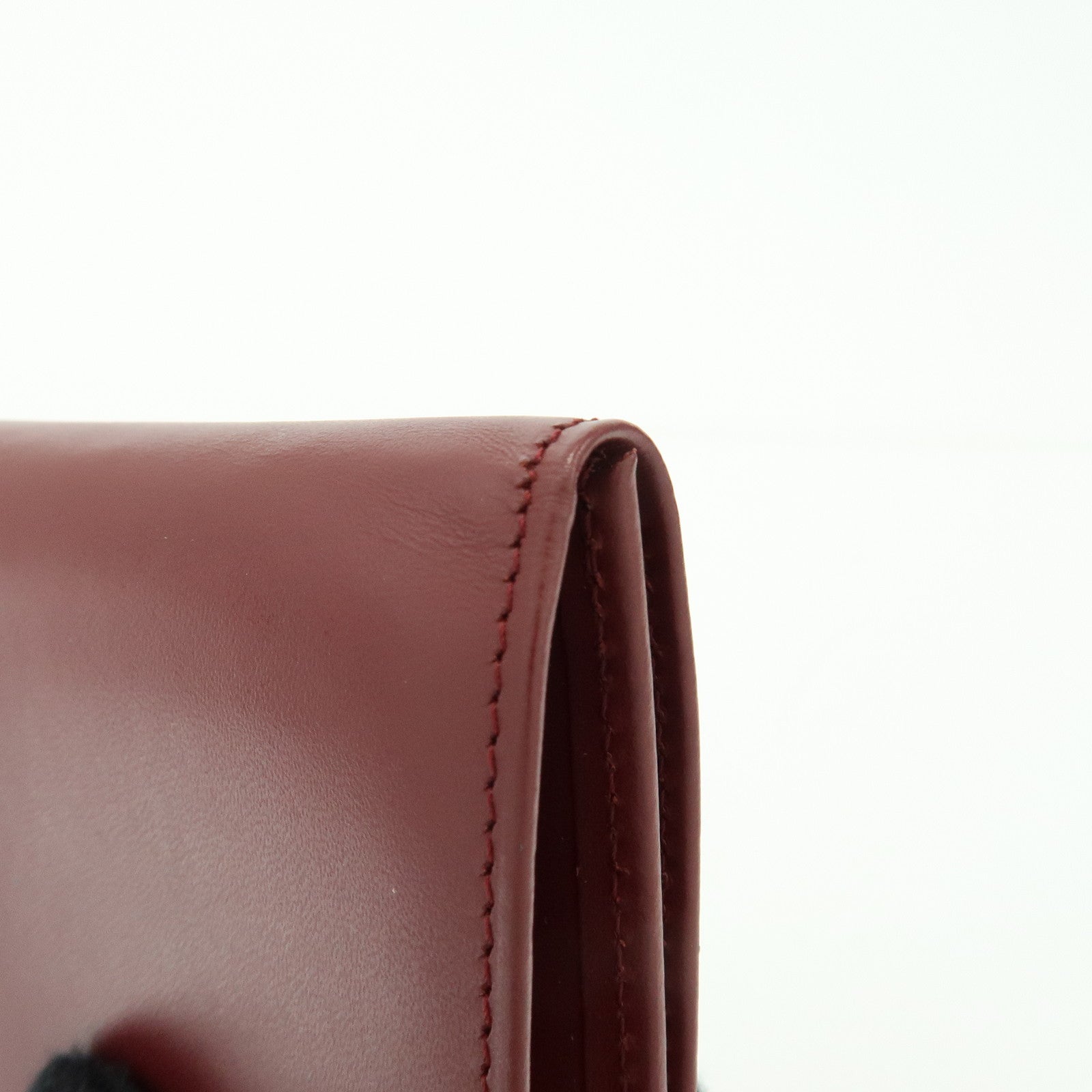 Cartier Must de Cartier Leather Coin Case Bordeaux
