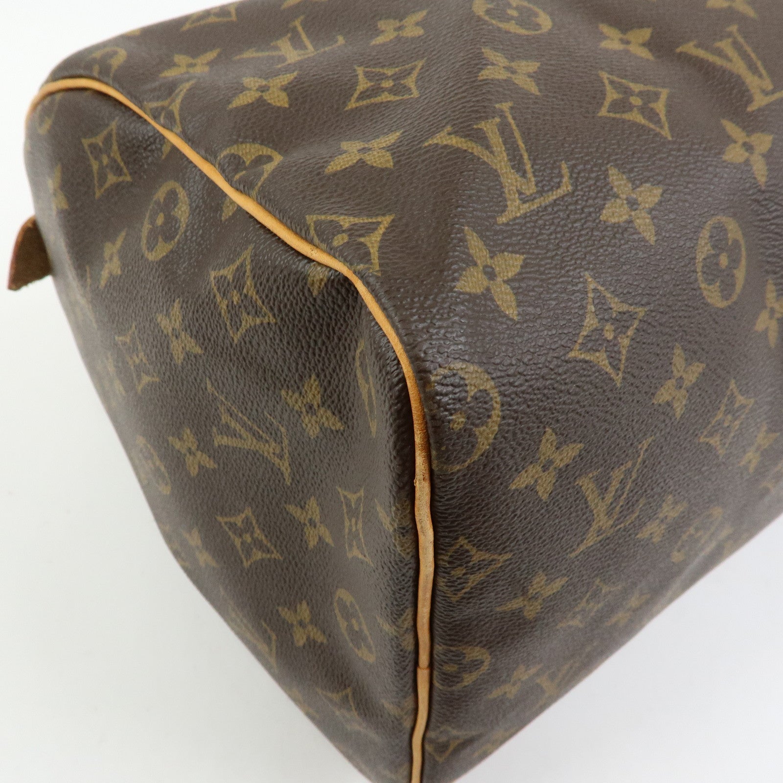 Louis Vuitton Monogram Speedy 40 Hand Bag Boston Bag Brown M41522