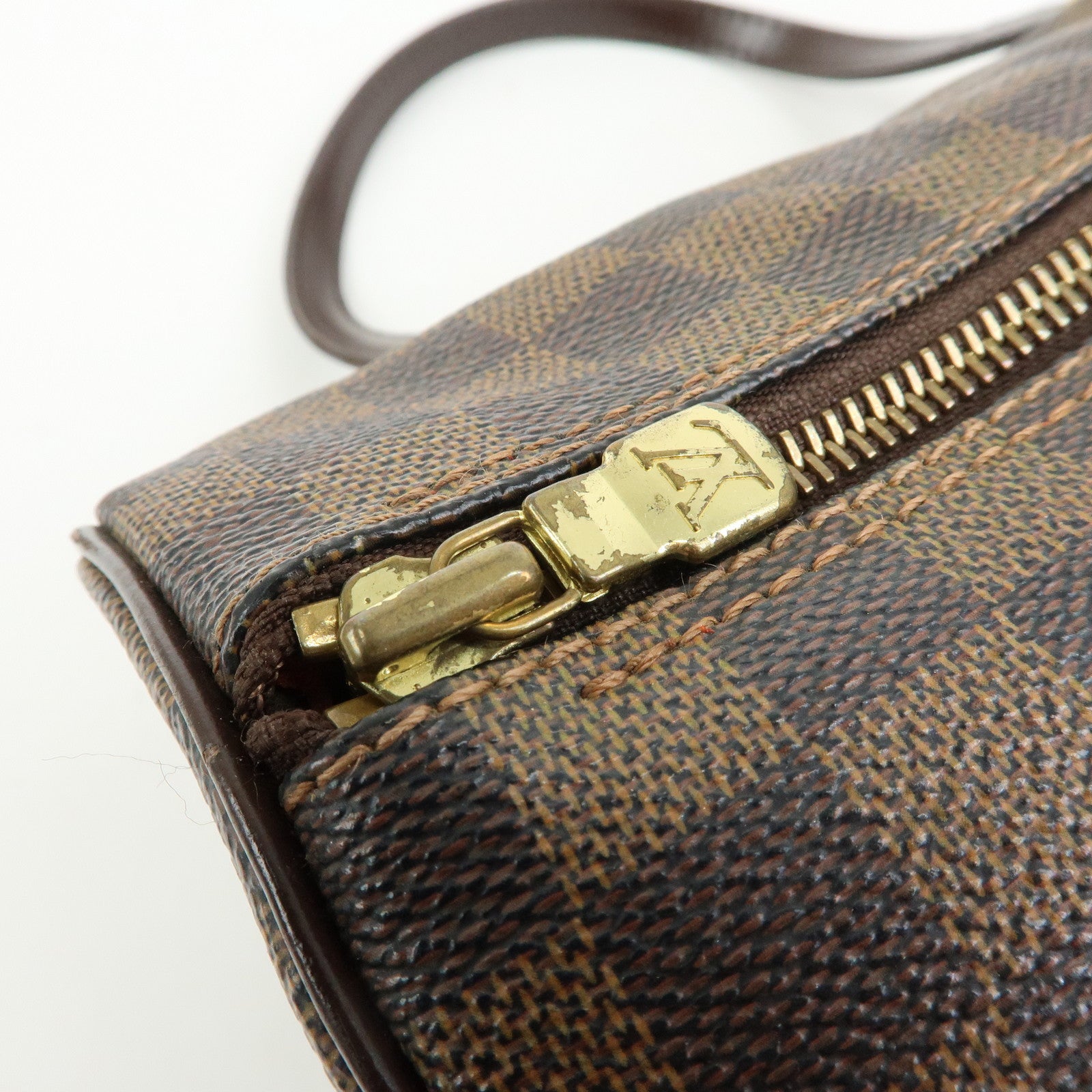 Louis Vuitton Damier Ebene Papillon 26 Hand Bag Brown N51304