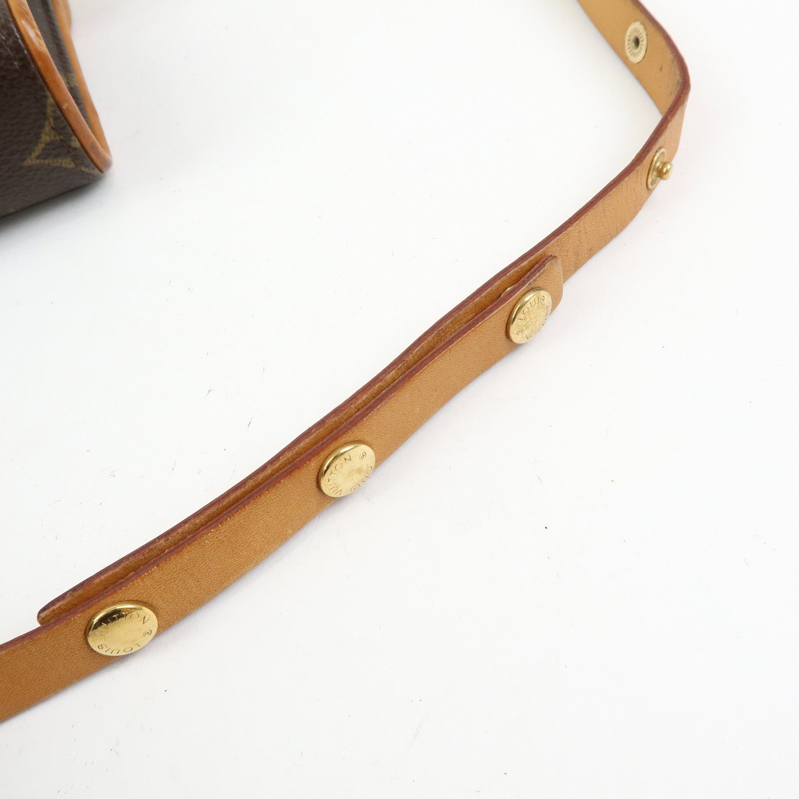 Louis Vuitton Monogram Pochette Florentine Waist Bag Belt XS M51855