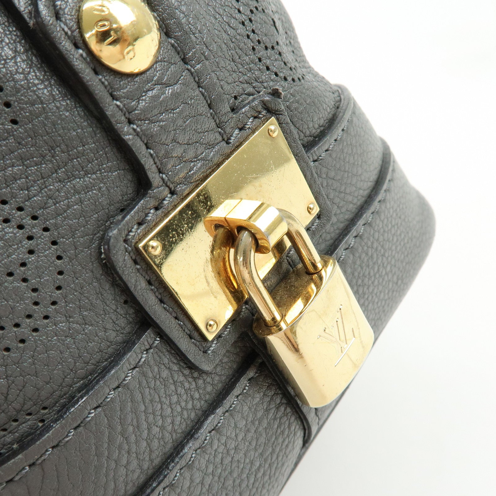 Louis Vuitton Monogram Mahina Stella GM 2Way Hand Bag Anthracite M93178