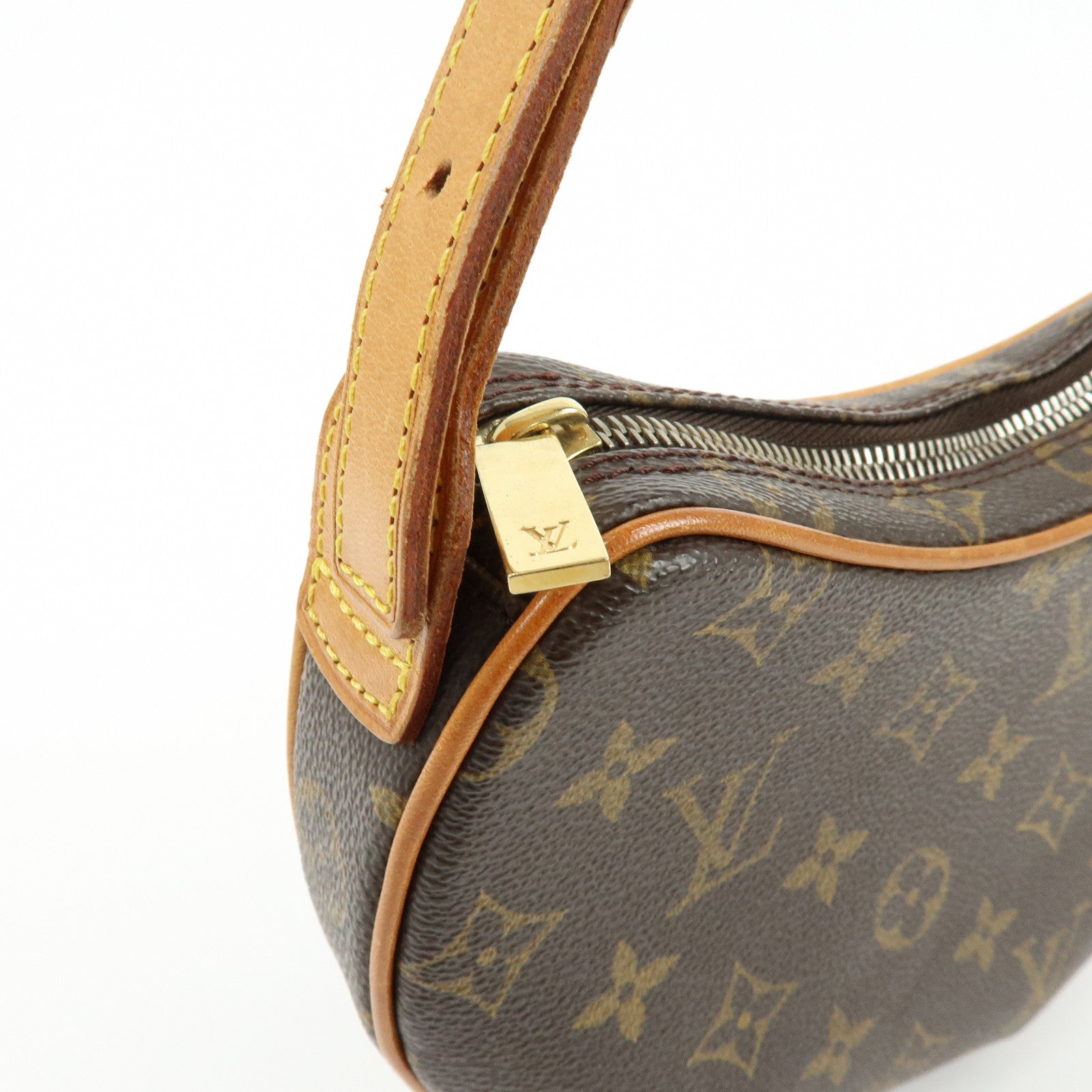 Louis Vuitton Monogram Pochette Croissant Shoulder Bag Hand Bag M51510