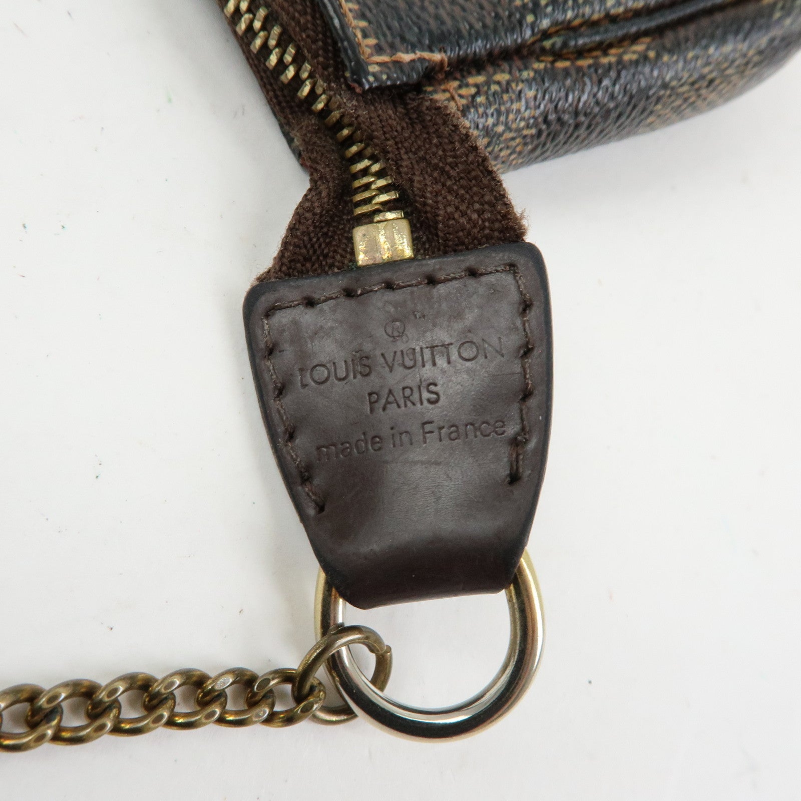 Louis Vuitton Damier T&B Mini Pochette Accessoires Pouch Brown N58011