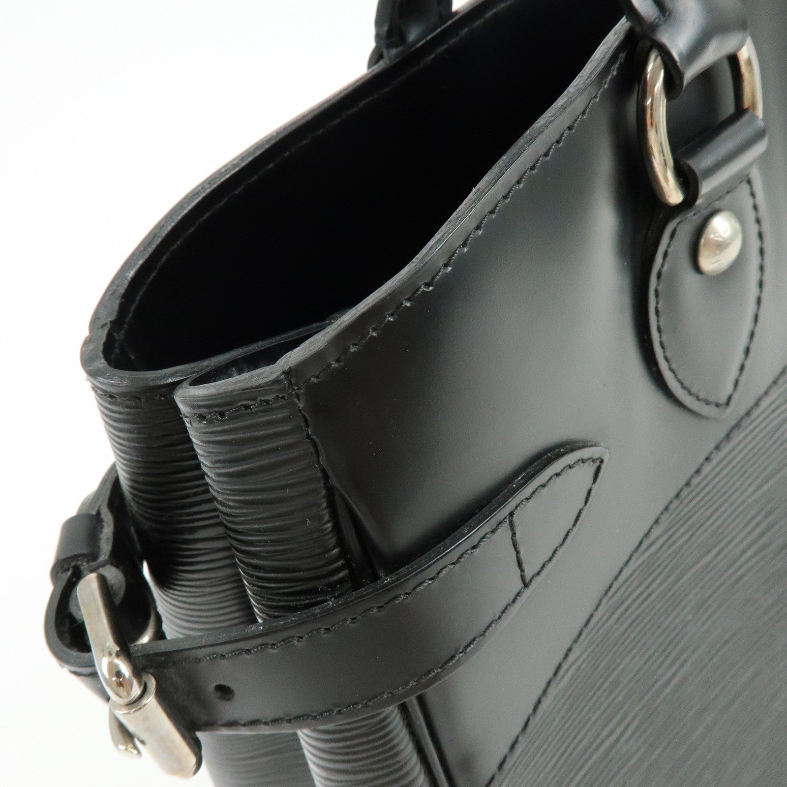 Louis Vuitton Epi Passy PM Leather Hand Bag Noir Black M59262