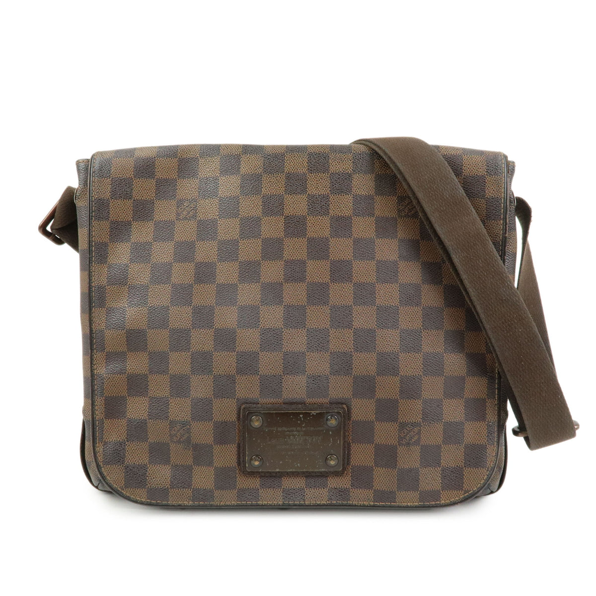 Louis Vuitton Damier Ebene Brooklyn Messenger Bag Brown N51211