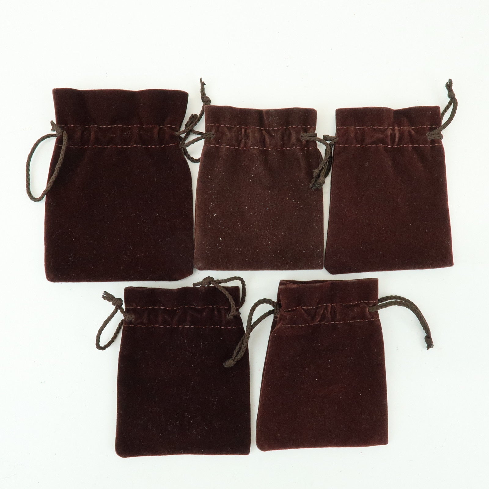 Loiuis Vuitton Set Of  32 Dust Bag Drawstring Style Beige Brown