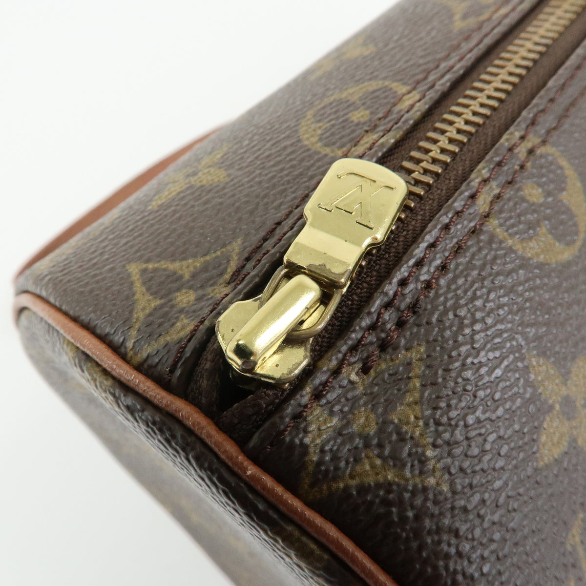 Louis Vuitton Monogram Papillon 26 Hand Bag Brown M51366